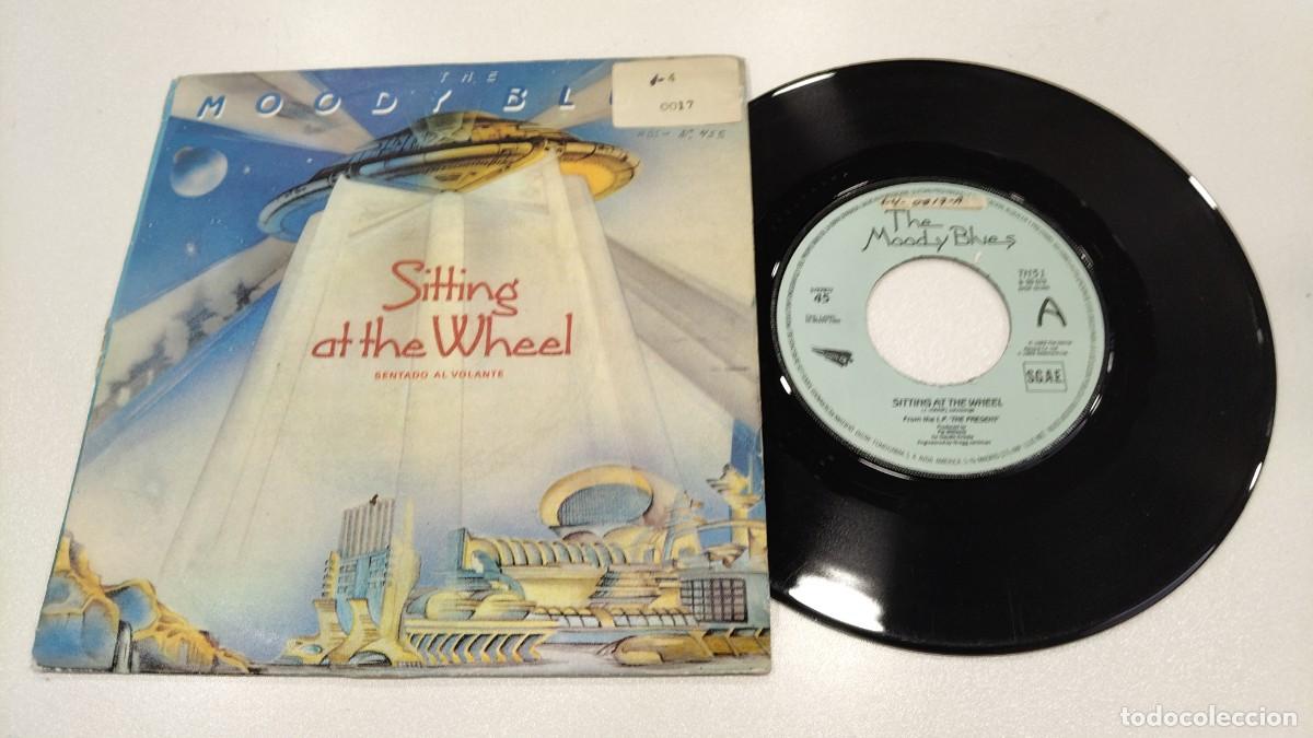 Discos de vinilo: SCO129- MOODY BLUE SITTING AT HE WHEEL SENTADO AL VOLANTE - 7&rdquo;