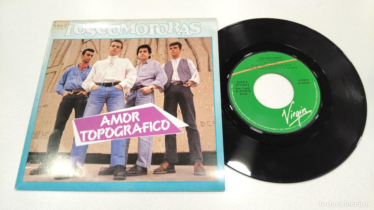 Discos de vinilo: SCO129- LOS LOCOMOTORAS AMOR TOPOGRAFICO- 7&rdquo; PROMO