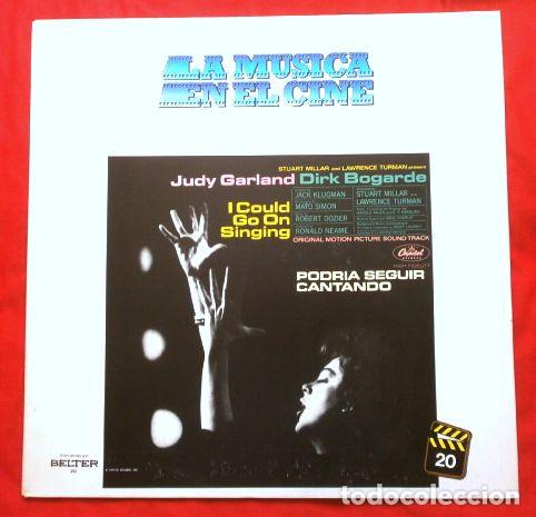Discos de vinilo: PODRIA SEGUIR CANTANDO (LP. 1967) Banda Sonora Film I Could Go on Singing - M&uacute;sica: Mort Lindsey
