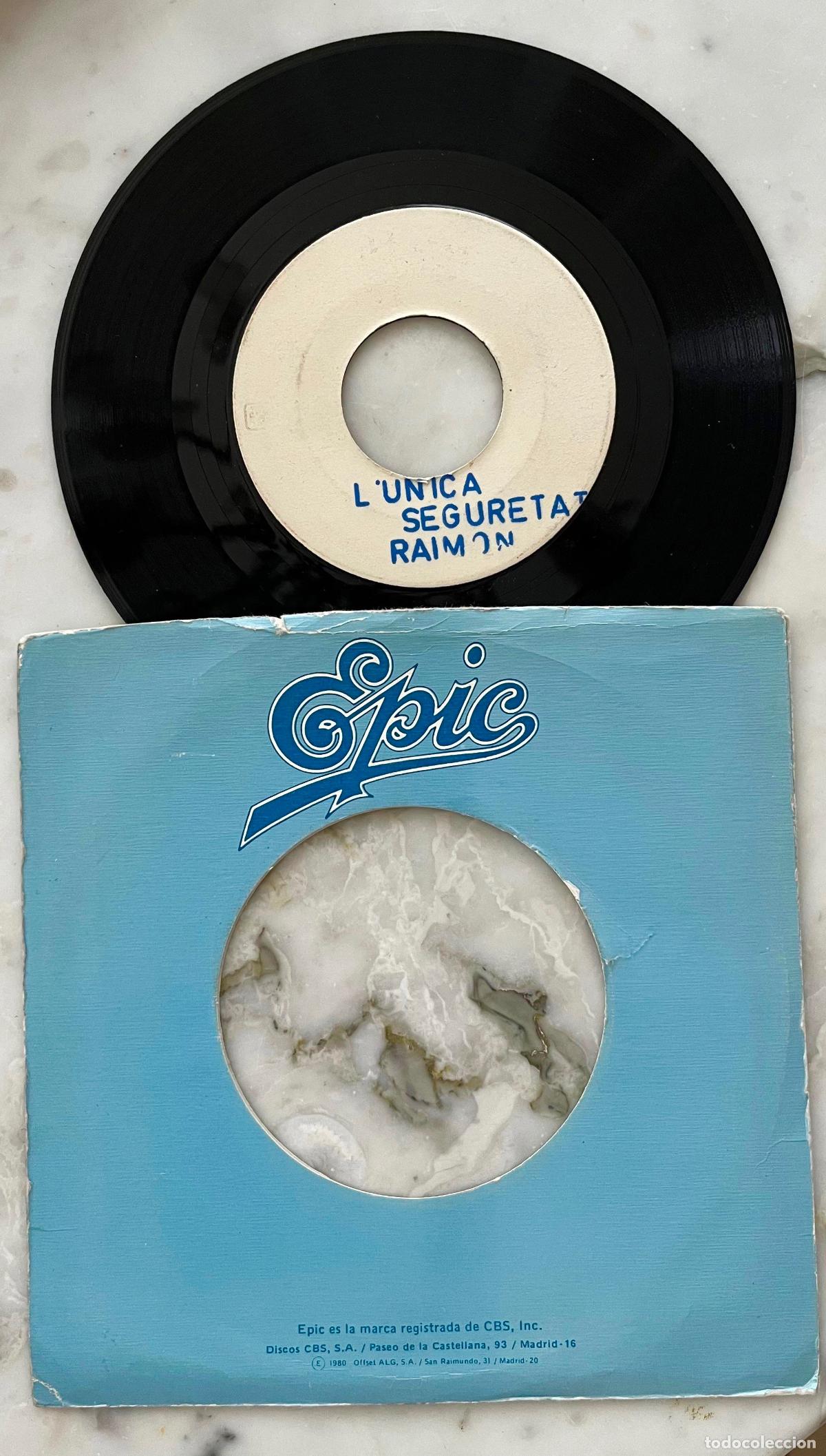 Discos de vinilo: RAIMON. L&acute;UNICA SEGURETAT / QUI PREGUNTA JA RESPOND. MUY RARO TEST PRESSING. SINGLE ESPA&Ntilde;A
