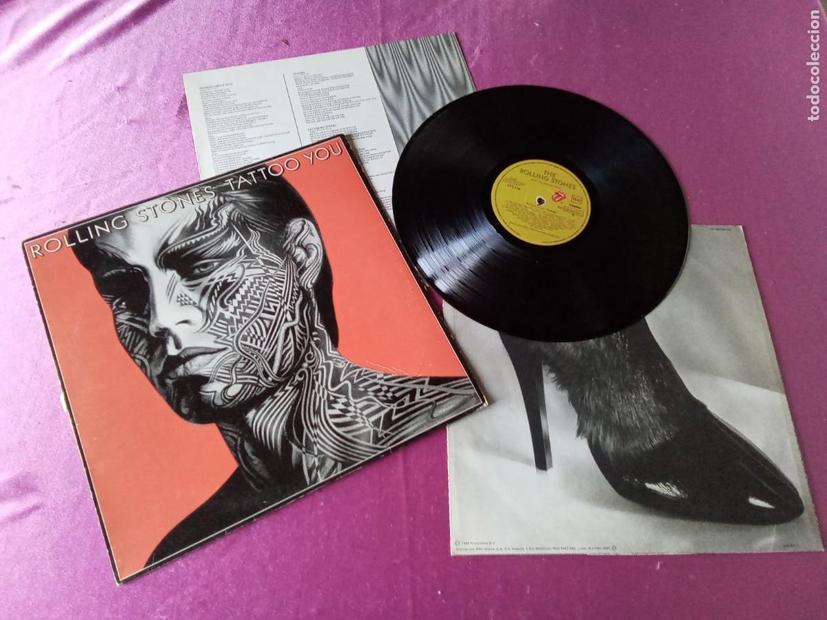 Discos de vinilo: ROLLING STONE TATTOO YOU 1981 CON ENCARTE LP L32 3