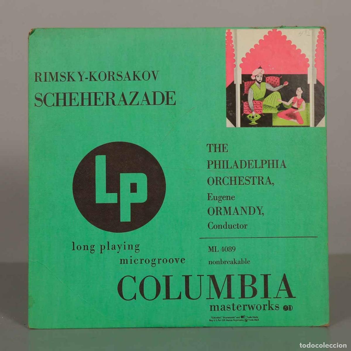 Vinyl records: LP. Rimsky-Korsakov: Scheherazade - The Philadelphia Orchestra, Eugene Ormandy, Alexander Hilsberg