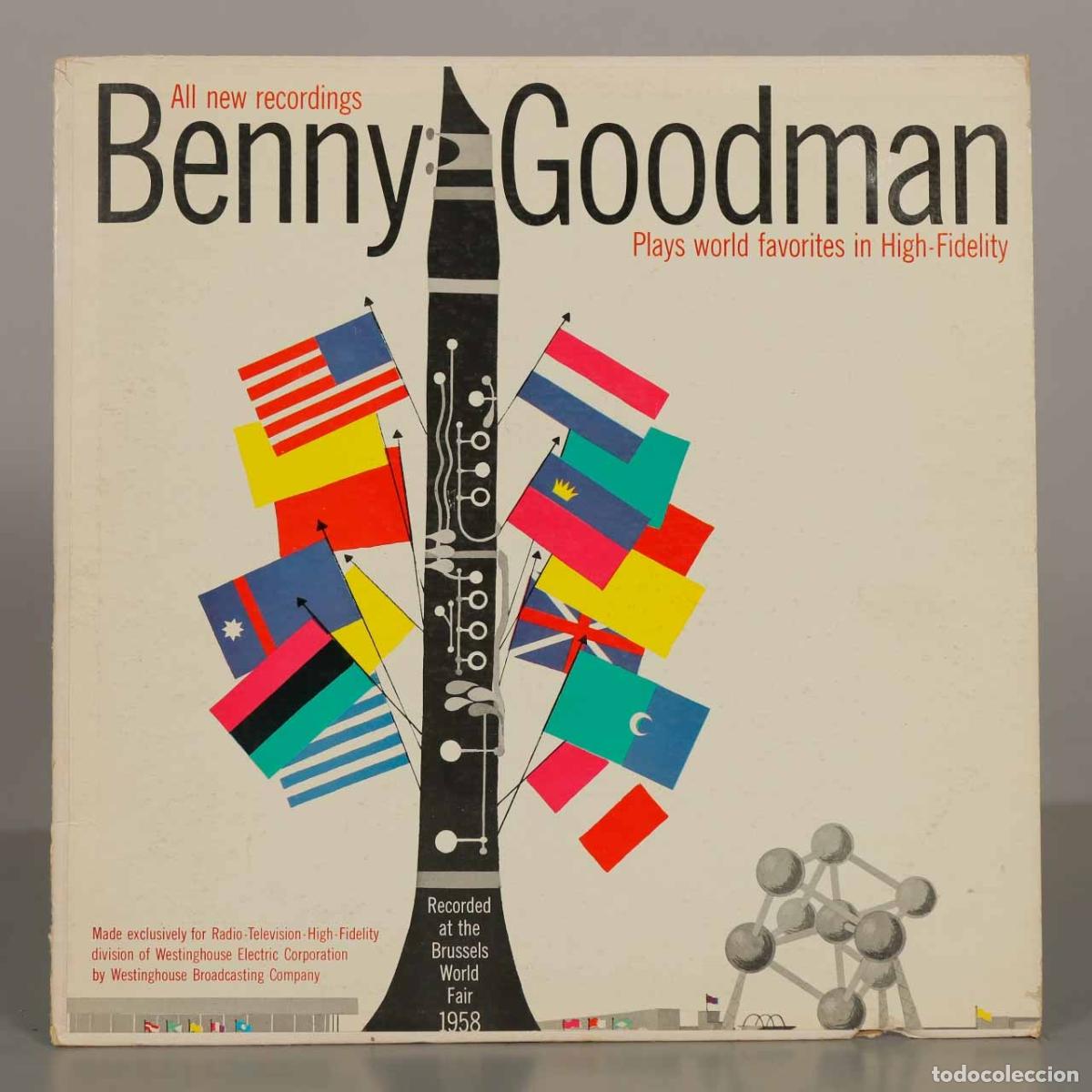 Discos de vinilo: LP. Benny Goodman Plays World Favorites in High-Fidelity