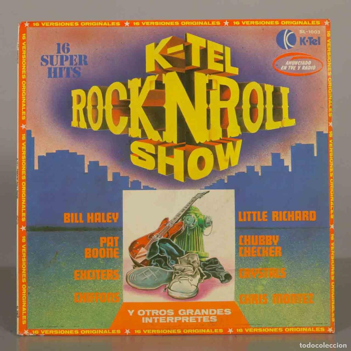 Vinyl records: LP. Rock &acute;N&acute; Roll Show - Bill Haley, Little Richard, Pat Boone, Chubby Checker, The Crystals, Chris