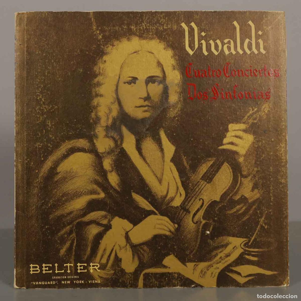 Vinyl records: LP. Cuatro Conciertos / Dos Sinfon&iacute;as - Antonio Vivaldi - I Solisti di Zagreb, Antonio Janigro