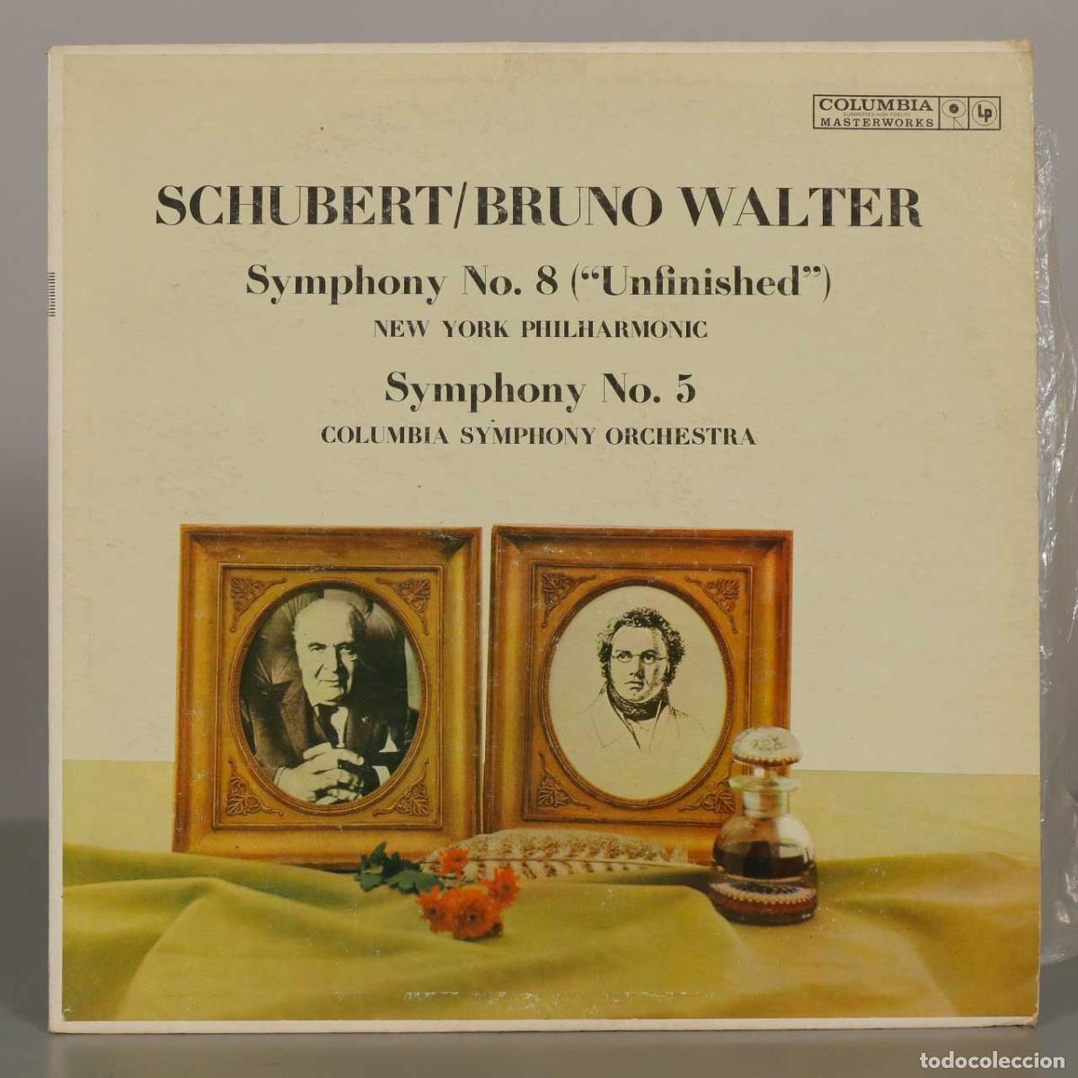 Discos de vinilo: LP. Schubert - Bruno Walter, New York Philharmonic, Columbia Symphony Orchestra - Symphony No. 8 Un
