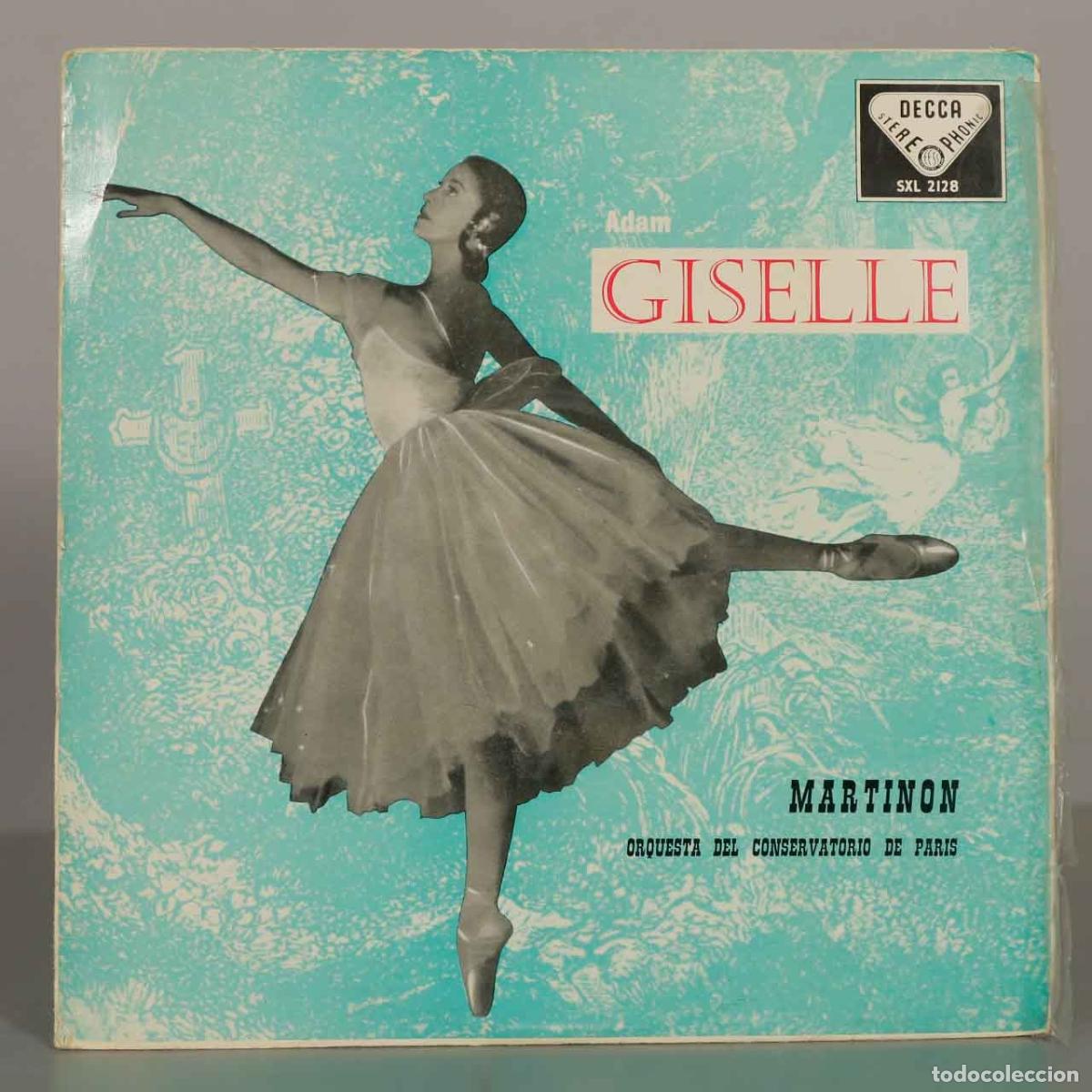 Discos de vinilo: LP. Adam: Giselle - Jean Martinon, Orquesta del Conservatorio de Paris