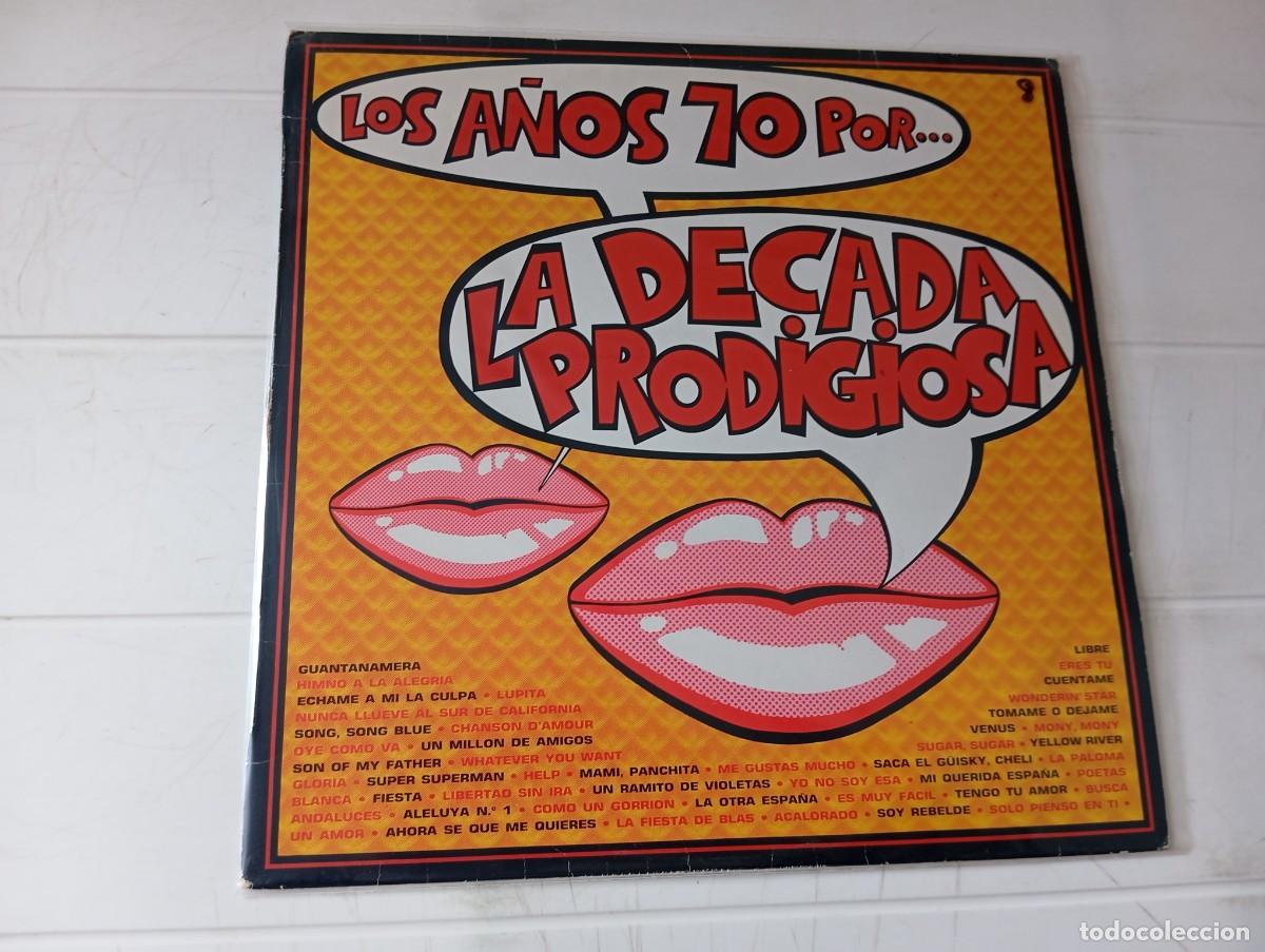 Discos de vinilo: LP LA DECADA PRODIGIOSA - LOS A&Ntilde;OS 70 POR...
