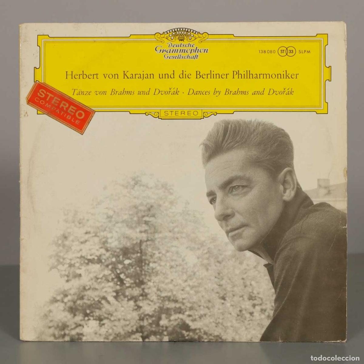 Discos de vinilo: LP. T&auml;nze von Brahms und Dvoř&aacute;k - Herbert von Karajan, Berliner Philharmoniker