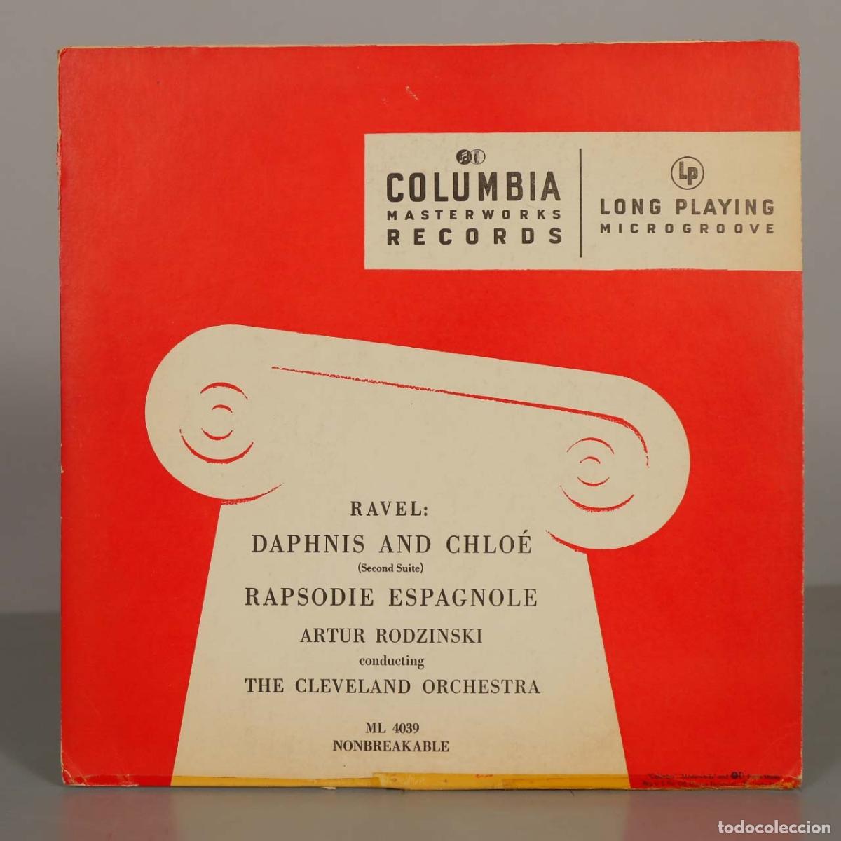 Discos de vinilo: LP. Ravel: Daphnis And Chlo&eacute; (Second Suite), Rapsodie Espagnole - Artur Rodzinski, The Cleveland Or