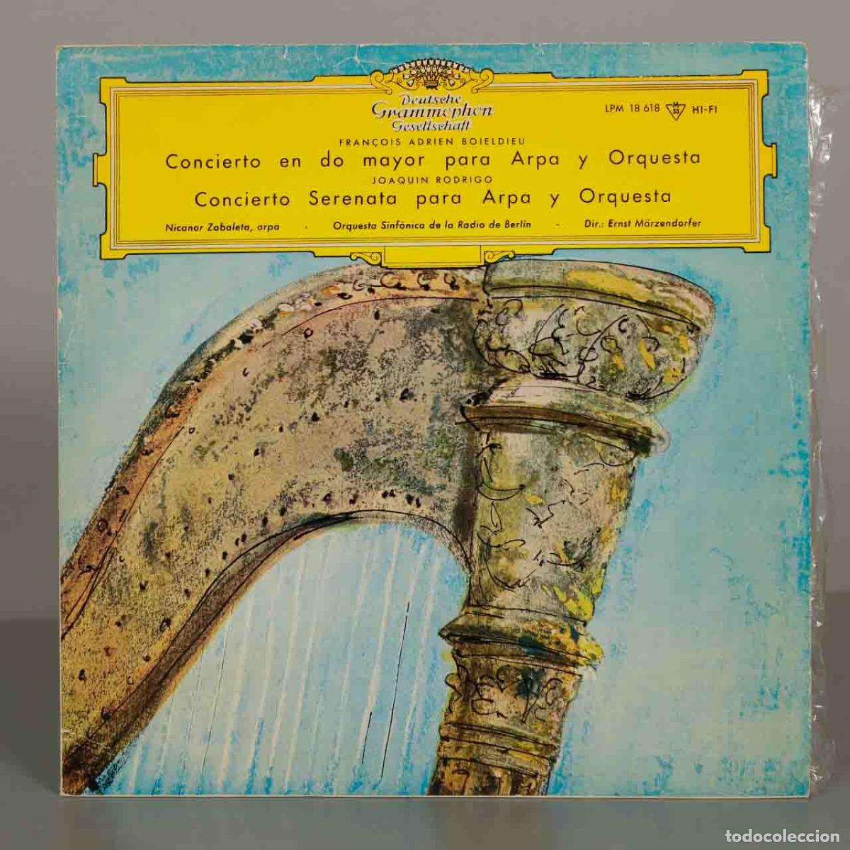 Discos de vinilo: LP. Concierto en do mayor para Arpa y Orquesta, Boieldieu / Rodrigo M&auml;rzendorfer