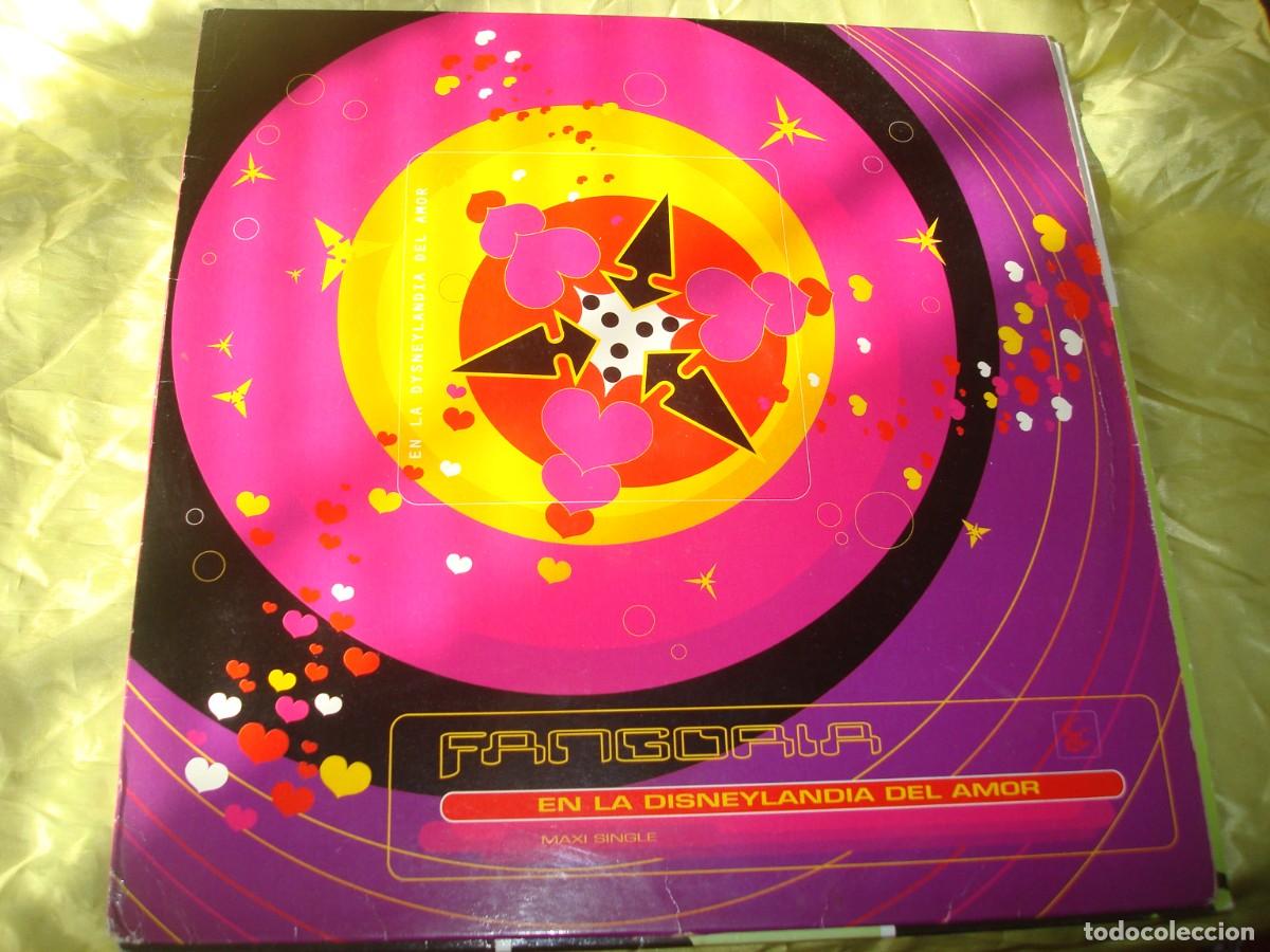 Discos de vinilo: FANGORIA. EN LA DISNEYLANDIA DEL AMOR. MAXI-SINGLE. ORIGINAL GASA, 1993 (#)