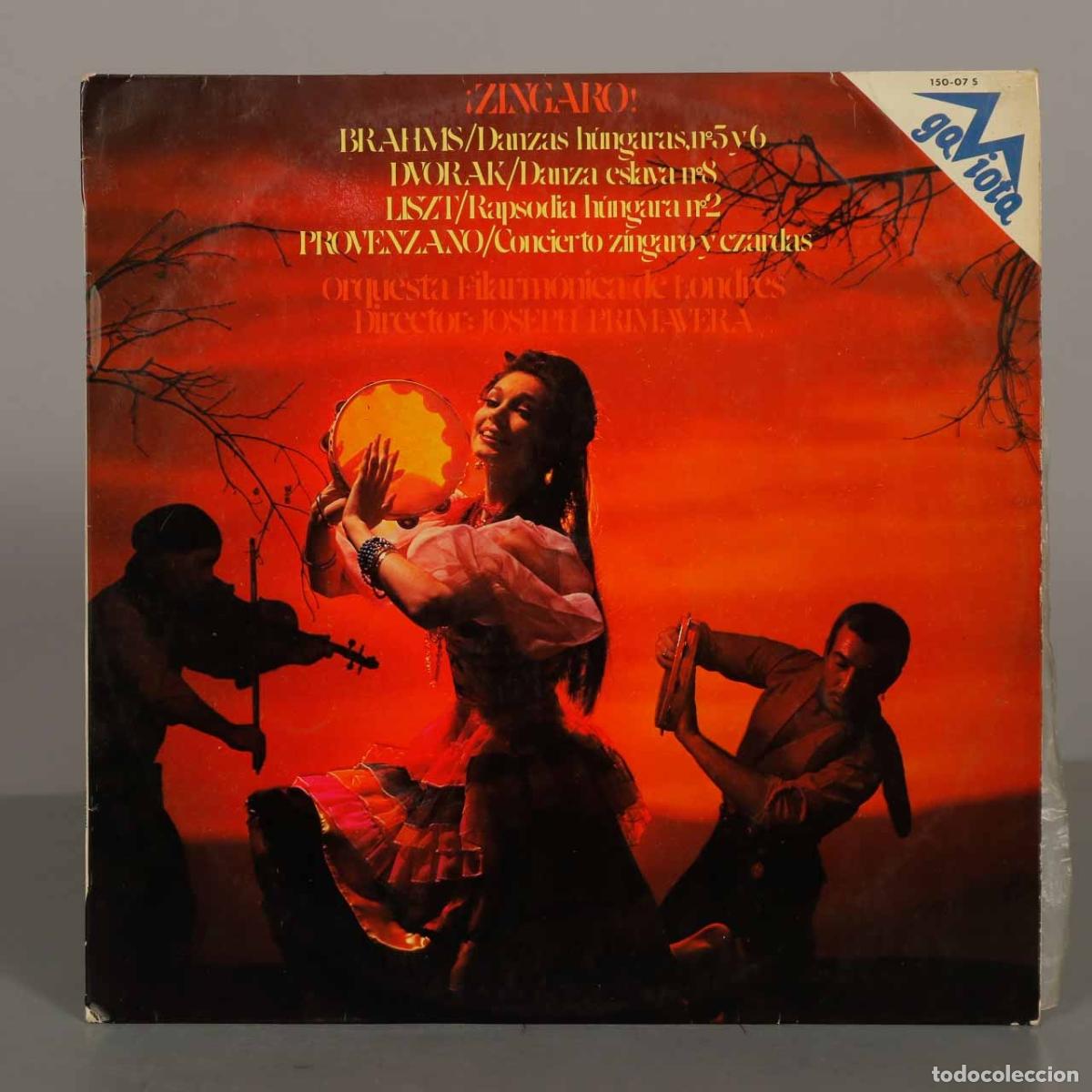 Discos de vinilo: LP. Z&iacute;ngaro - Joseph Primavera, Orquesta Filarm&oacute;nica de Londres
