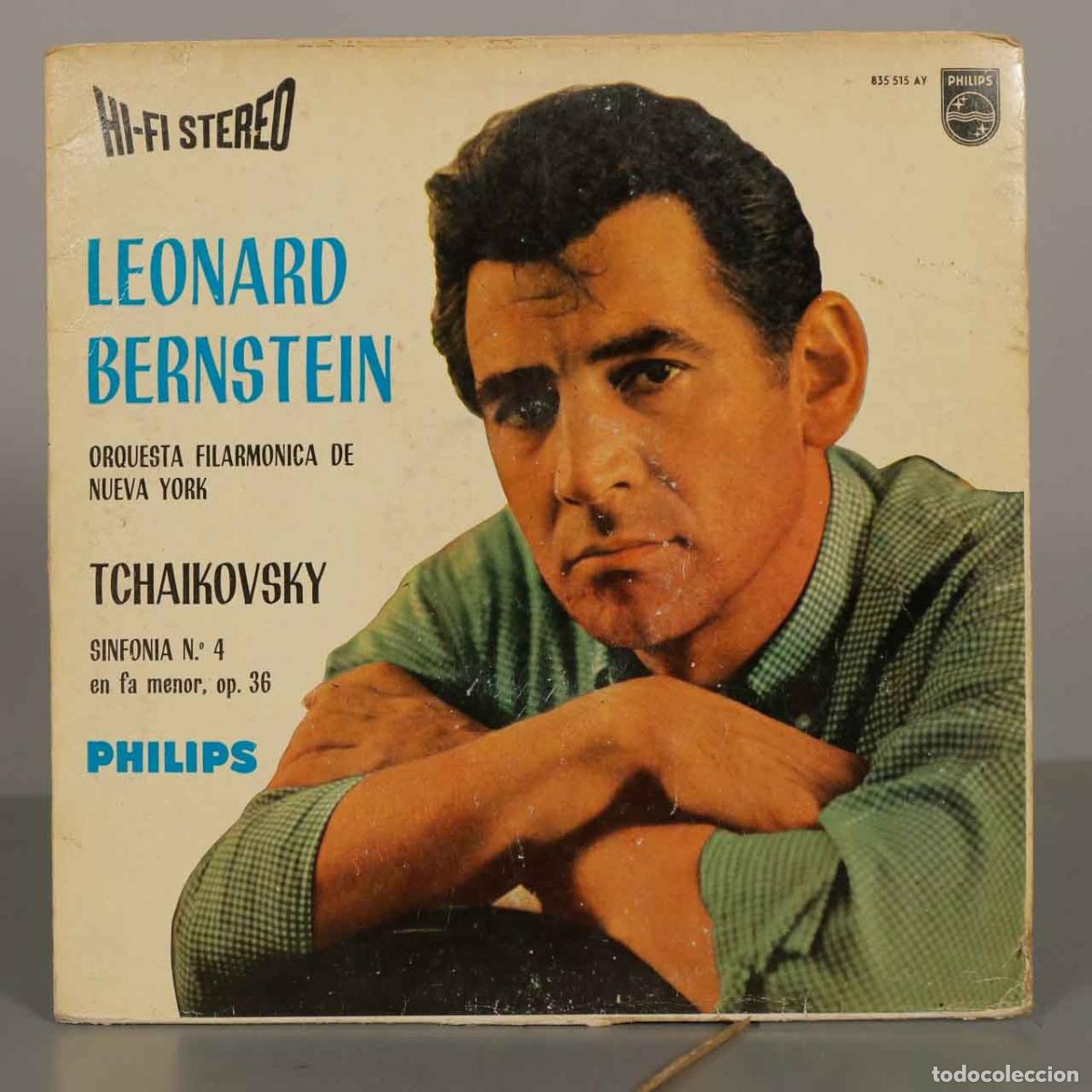 Discos de vinilo: LP. Tchaikovsky Symphony No. 4 - Leonard Bernstein, New York Philharmonic - Philips