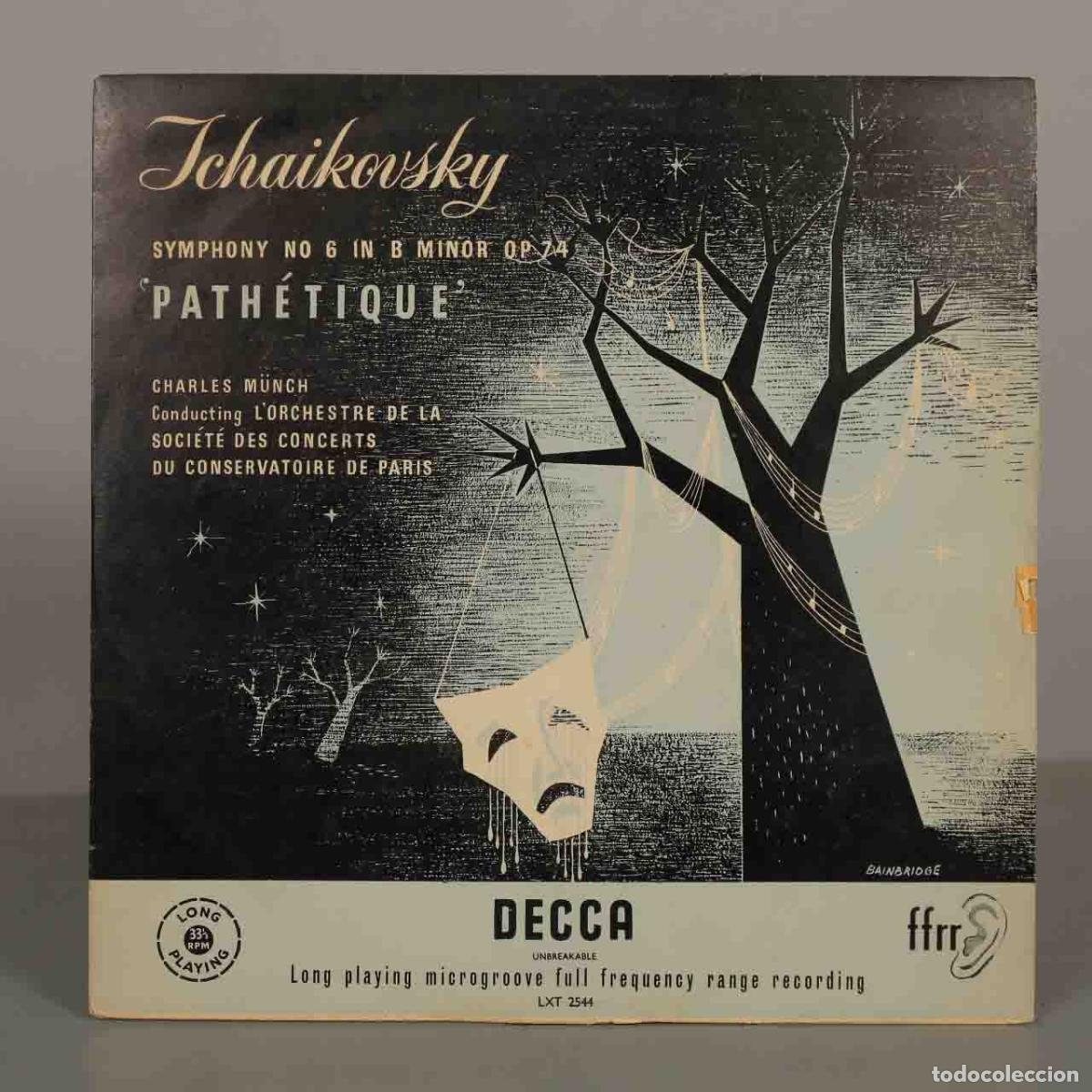 Discos de vinilo: LP. Tchaikovsky - Symphony No 6 In B Minor Op 74 Path&eacute;tique - Charles M&uuml;nch, L&acute;Orchestre De La Soci