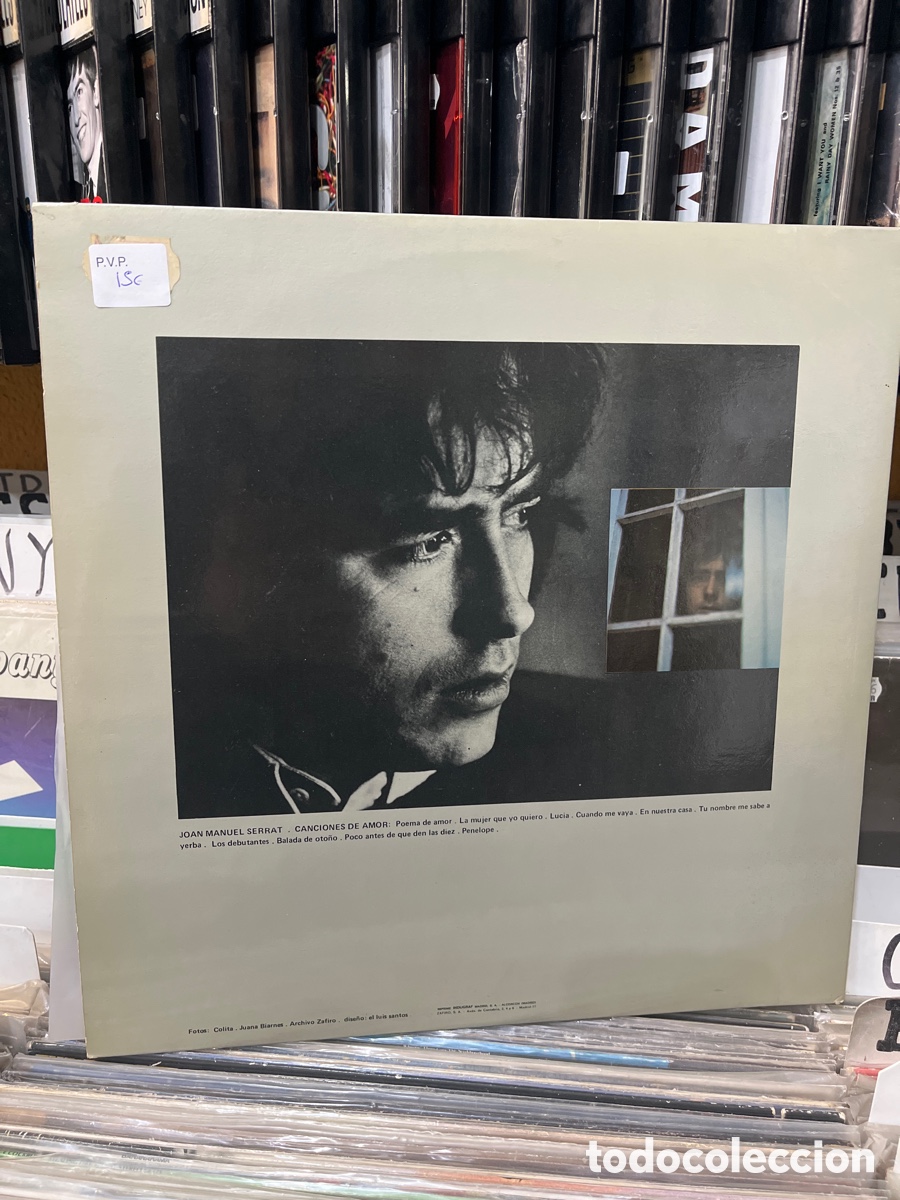 Discos de vinilo: joan manuel serrat canciones de amor - Foto 2