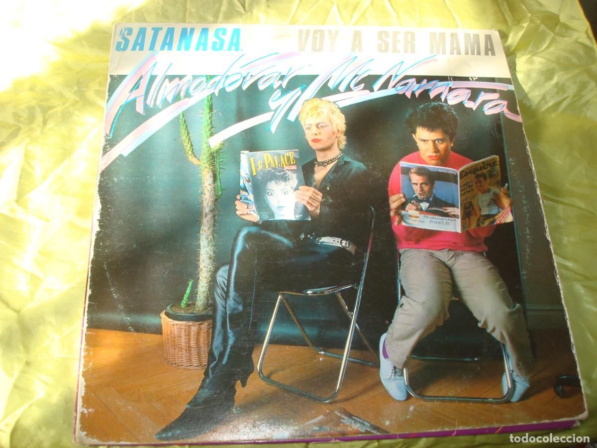 Discos de vinilo: ALMODOVAR & MCNAMARA. SATANAS.A / VOY A SER MAMA. EDIGSA, 1983. MAXI-SINGLE (#)