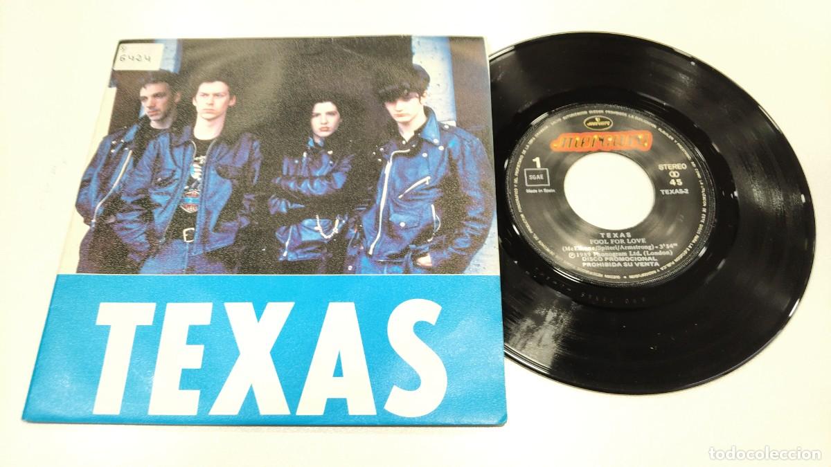 Discos de vinilo: SCO129- TEXAS FOOL FOR LOVE- 7&rdquo; PROMO