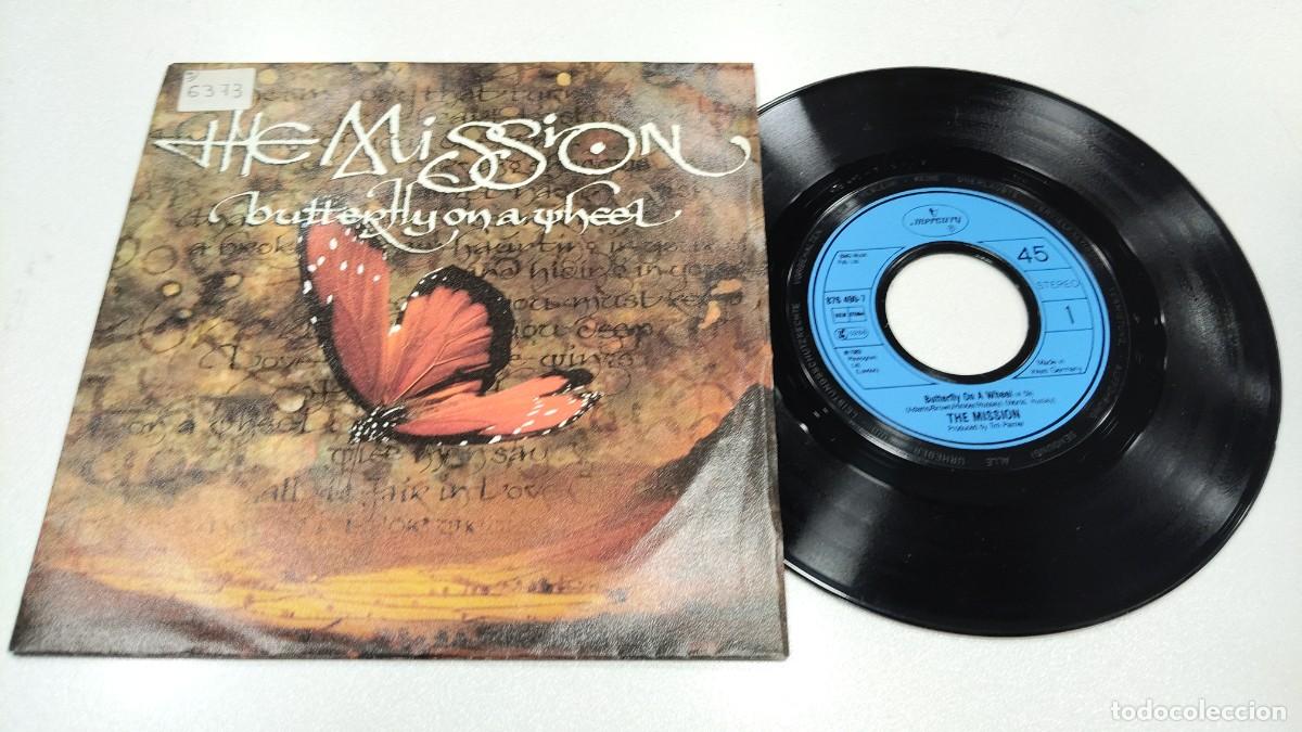 Discos de vinilo: SCO129- THE MISSION BUTTERFLY ON A WHEEL- 7&rdquo;