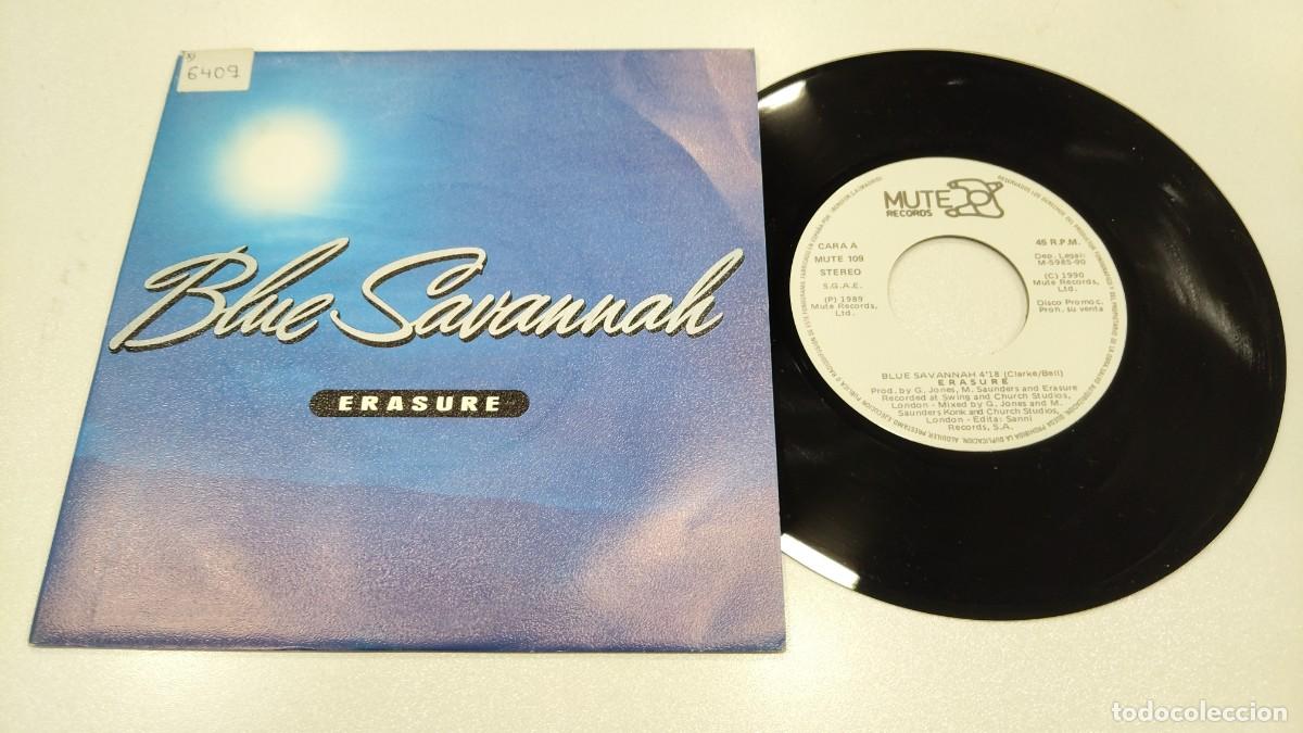 Discos de vinilo: SCO129- BLUE SAVANNAH ERASURE- 7&rdquo;