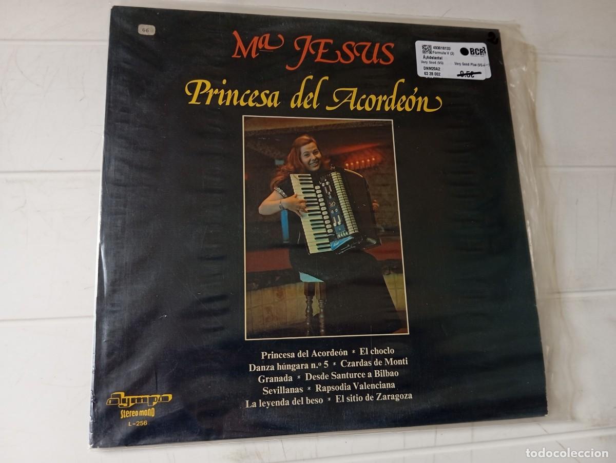Discos de vinilo: LP MARIA JESUS - PRINCESA DEL ACORDEON