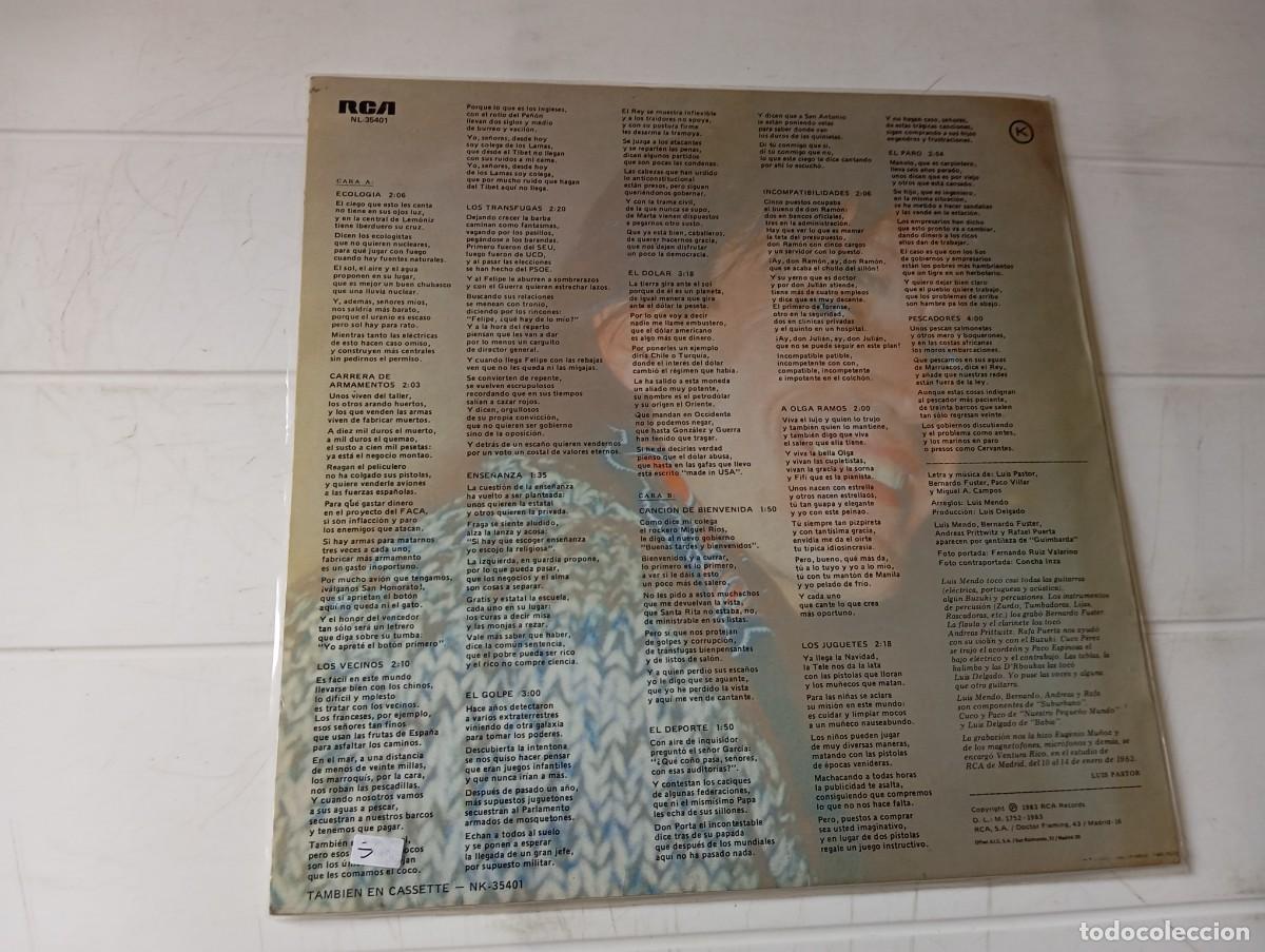 Discos de vinilo: LP LUIS PASTOR - COPLAS DEL CIEGO - Foto 2
