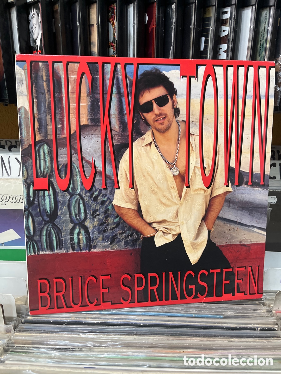 Discos de vinilo: lucky town bruce springsteen