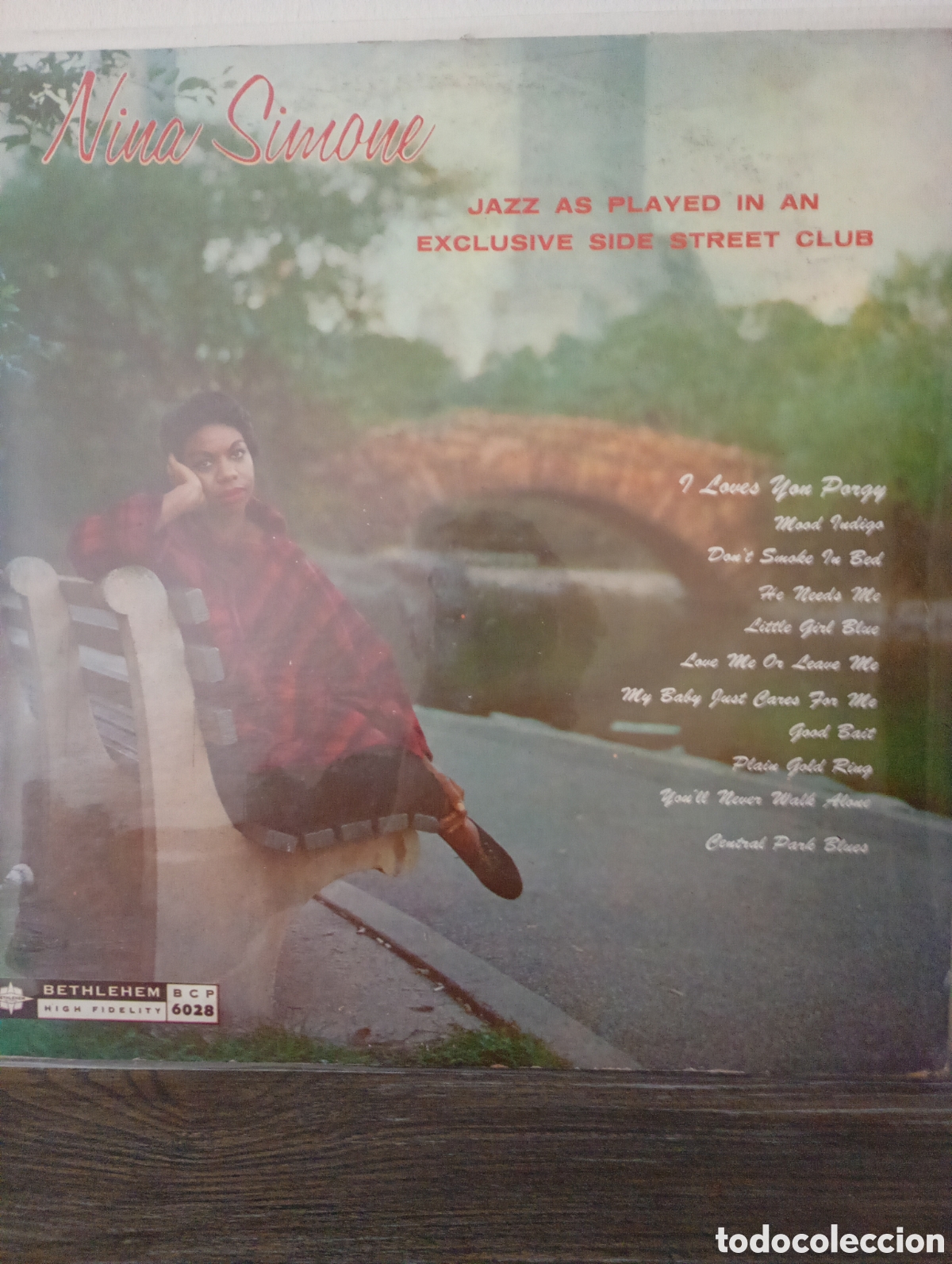 Discos de vinilo: Nina Simone, Little Girl Blue 1959 USA. &rdquo;Rareza&rdquo; Primera edici&oacute;n.