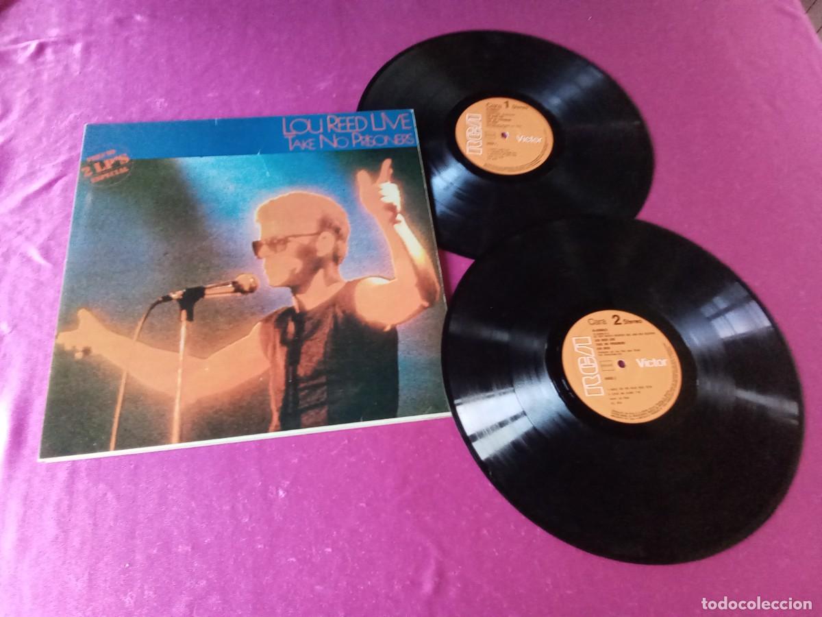 Discos de vinilo: LOU REED LOVE TAKE NO PRISONERS DOBLE 1979 LP L32 3 2