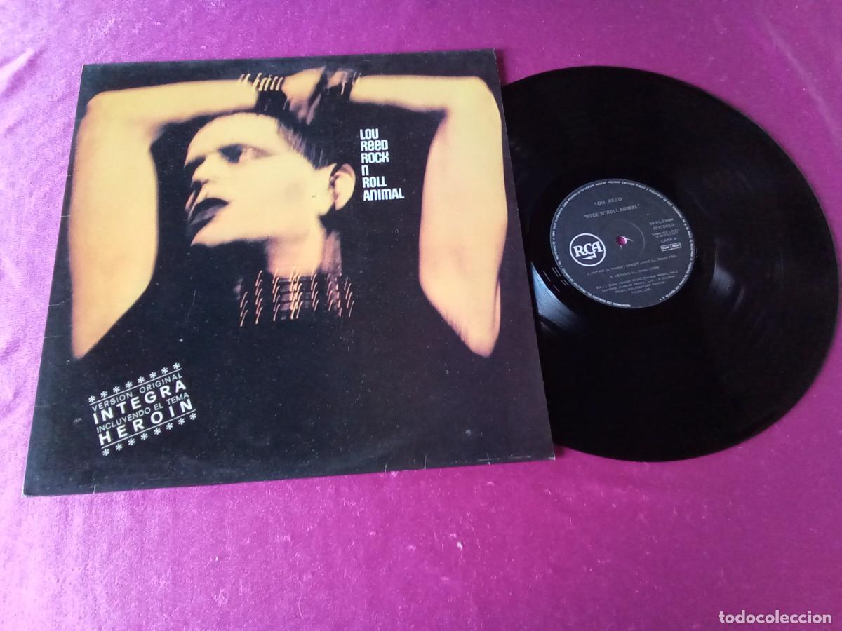 Discos de vinilo: LOU REED ROCK N ROLL ANIMAL 1977 LP L32 3 2