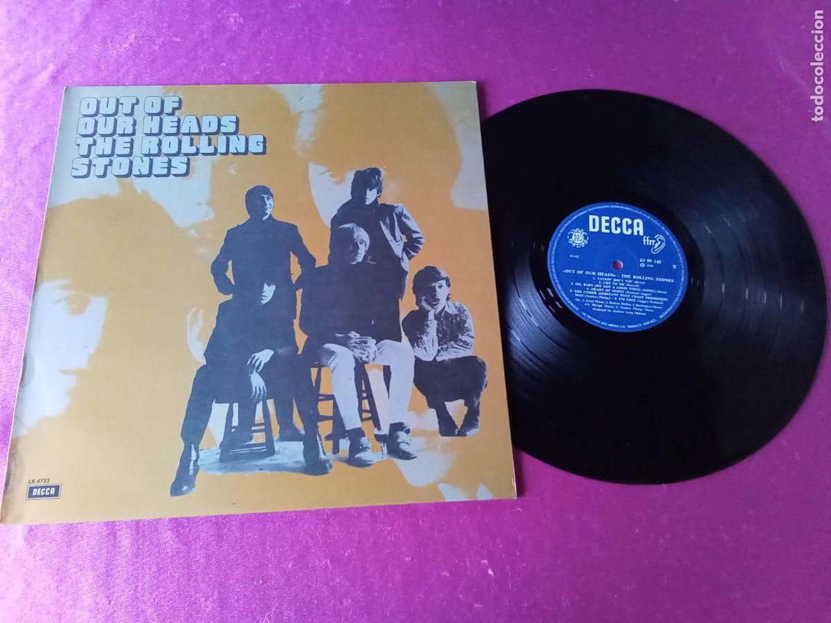 Discos de vinilo: THE ROLLING STONES OUT OF OUR HEADS 1965 LP L32 3 2