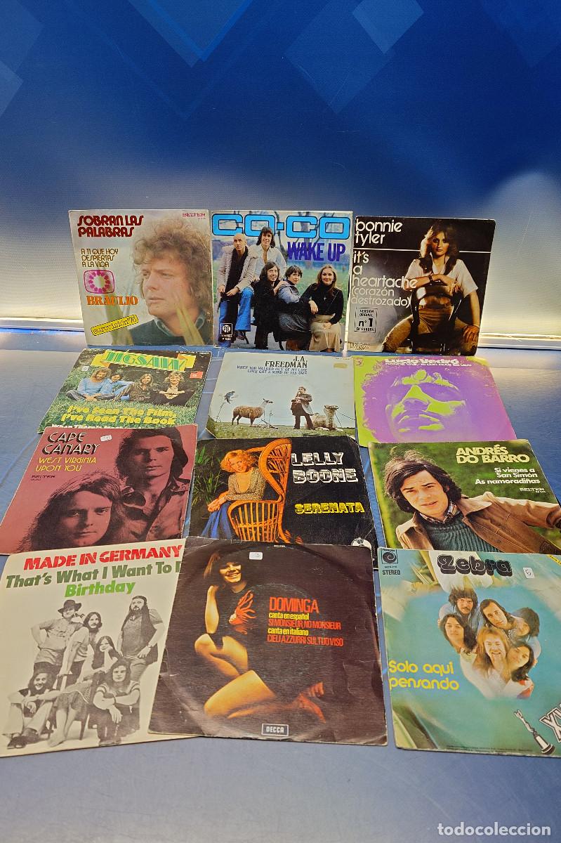 Discos de vinilo: Lote 12 Vinilos 7 Grupos A&ntilde;os 60/70