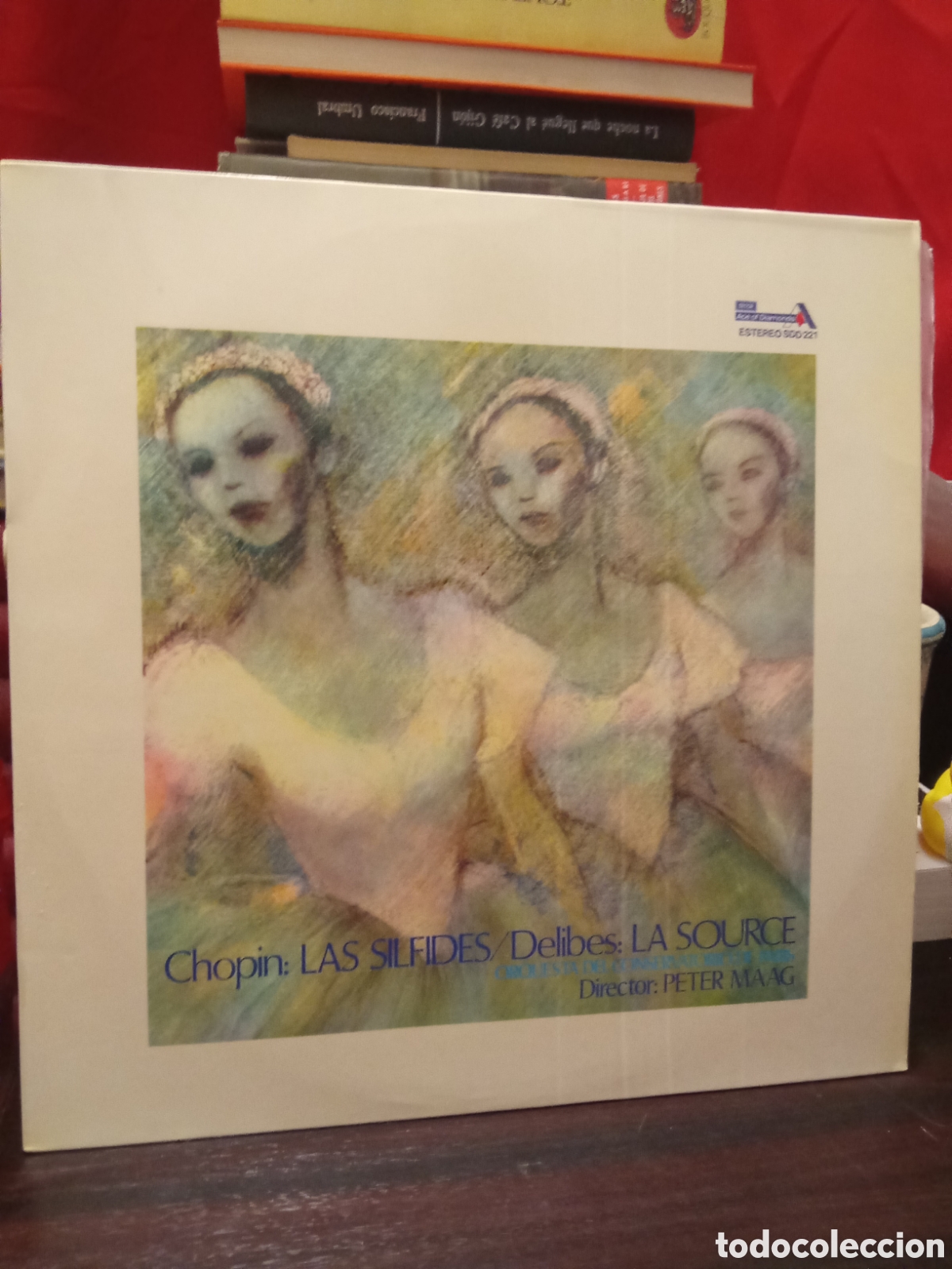 Discos de vinilo: Chopin LAS S&Iacute;LFIDES / Delibes LA SOURCE - ORQUESTA DEL CONSERVATORIO DE PARIS LP