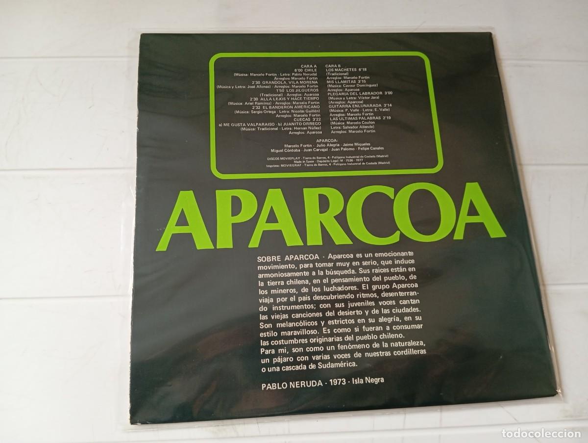 Discos de vinilo: LP APARCOA - CHILE . - Foto 2