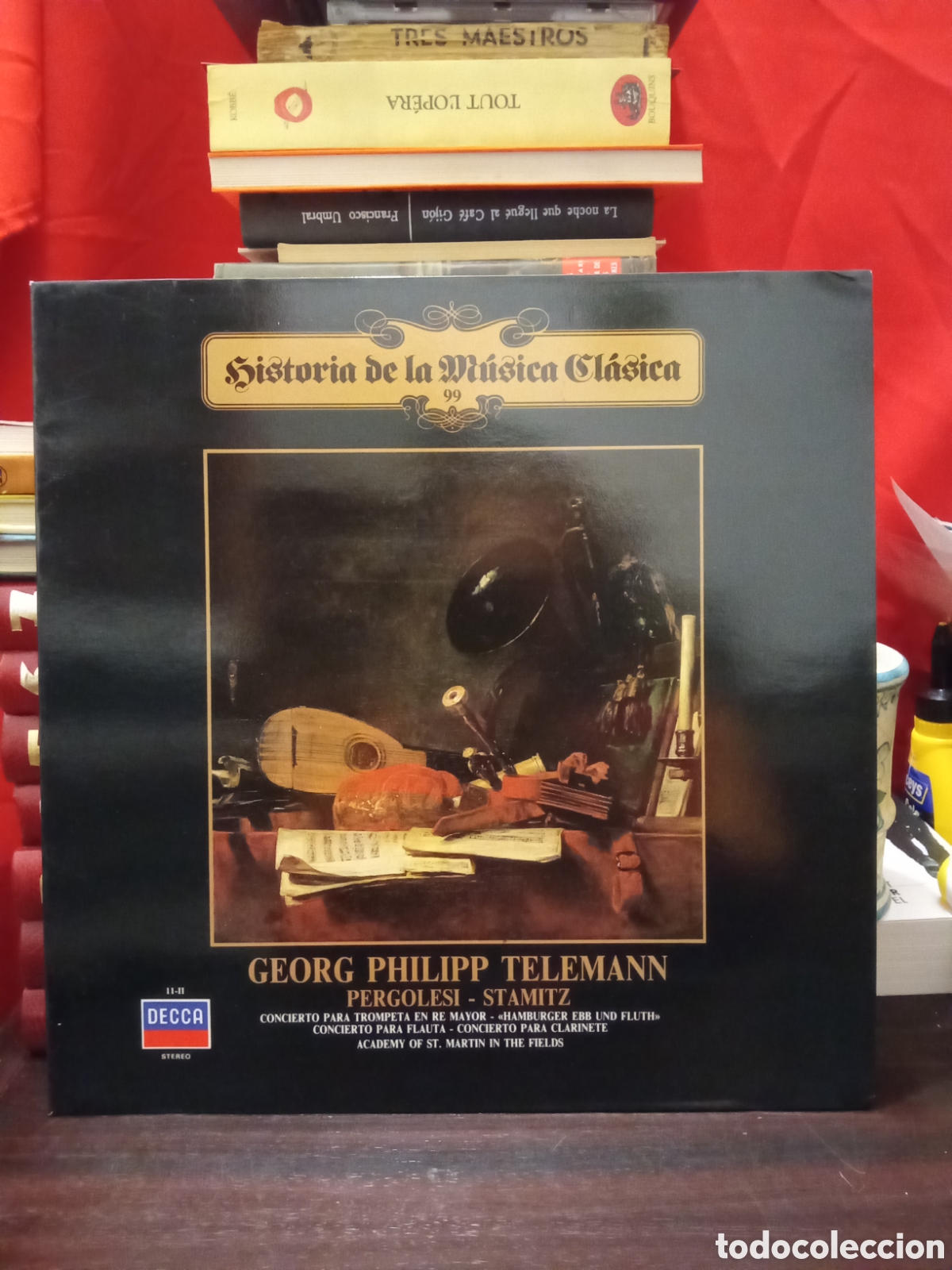 Discos de vinilo: GEORG PHILIPP TELEMANN / PERGOLESI - STAMITZ decca LP