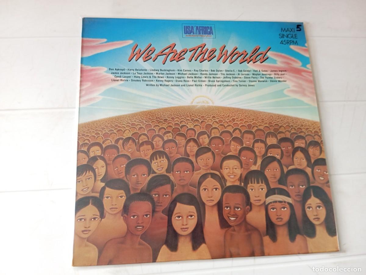 Discos de vinilo: MAXI WE ARE THE WORLD