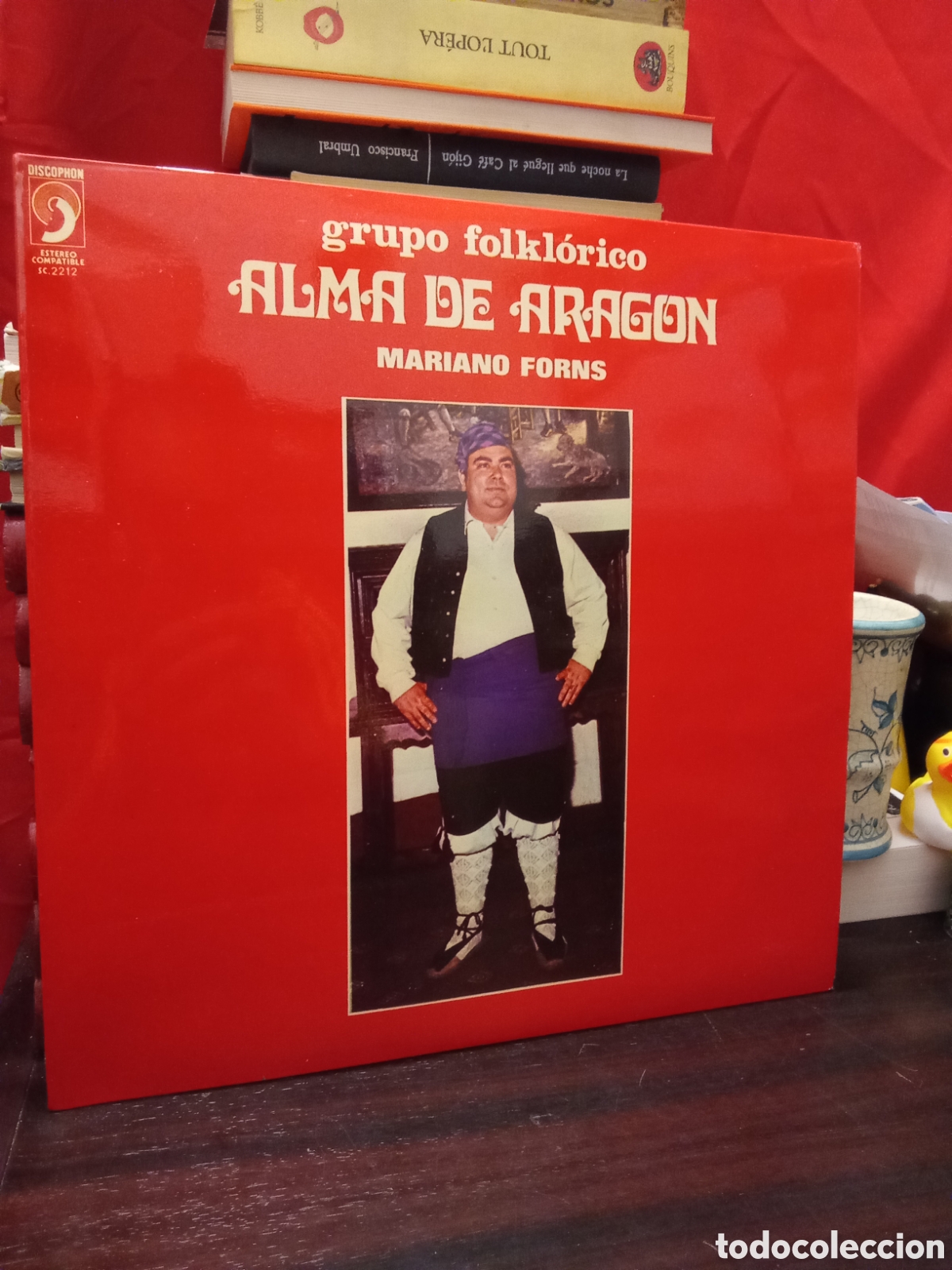 Discos de vinilo: GRUPO FOLKL&Oacute;RICO ALMA DE ARAG&Oacute;N - MARIANO FORNS LP discophon