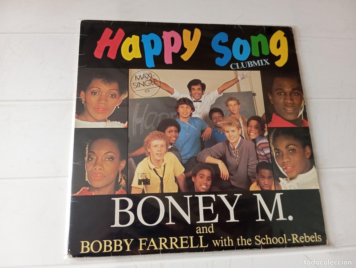 Discos de vinilo: MAXI BONEY M - HAPPY SONG
