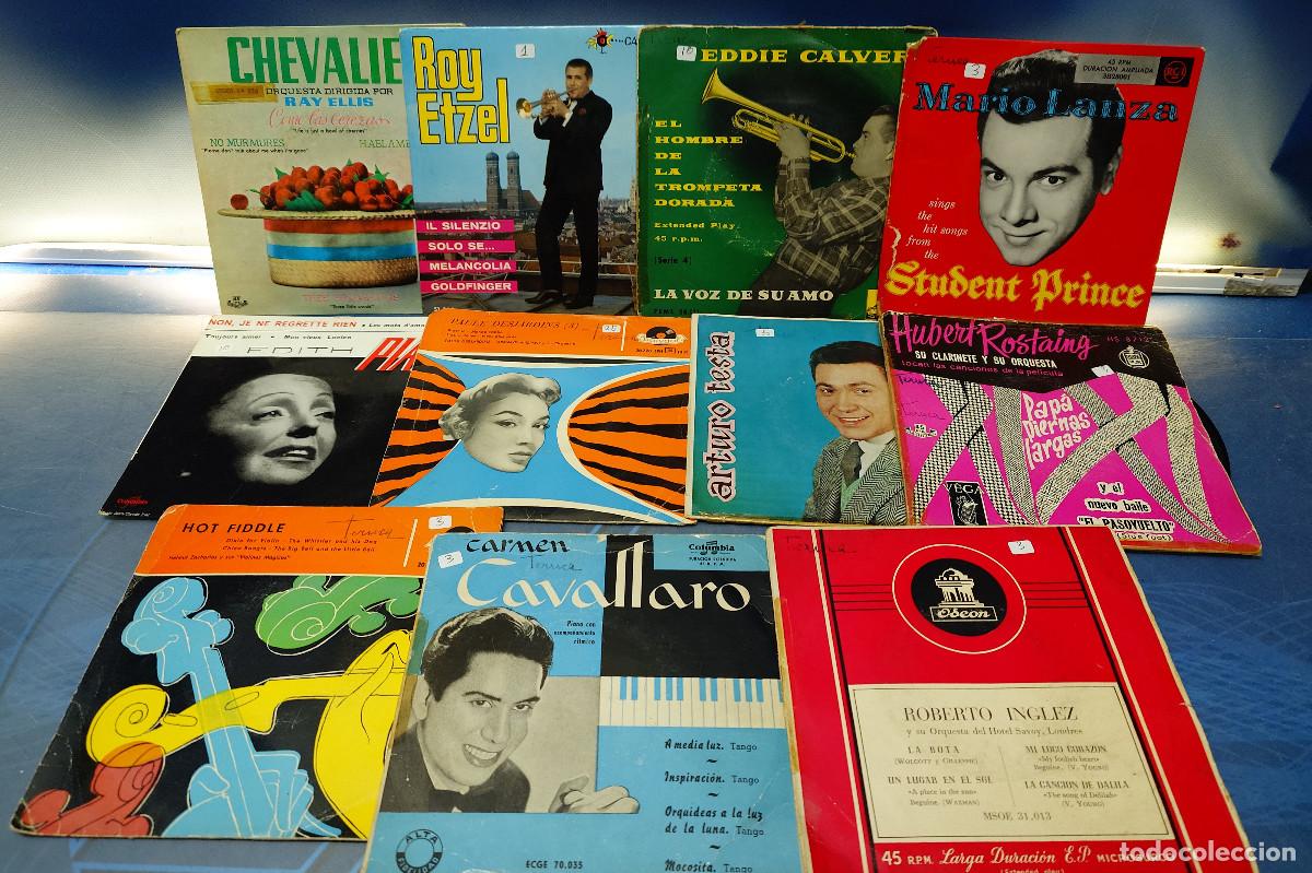 Discos de vinilo: 11 Vinilos EP A&ntilde;os 50/60
