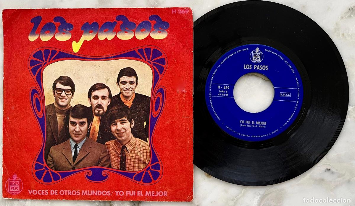 Discos de vinilo: LOS PASOS. VOCES DE OTROS MUNDOS. SINGLE ORIGINAL ESPA&Ntilde;A 1968