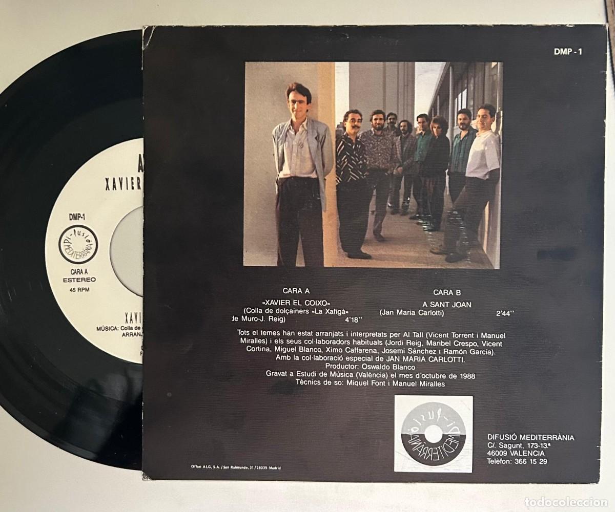 Discos de vinilo: AL TALL - XAVIER EL COIXO - 1988 - Foto 2