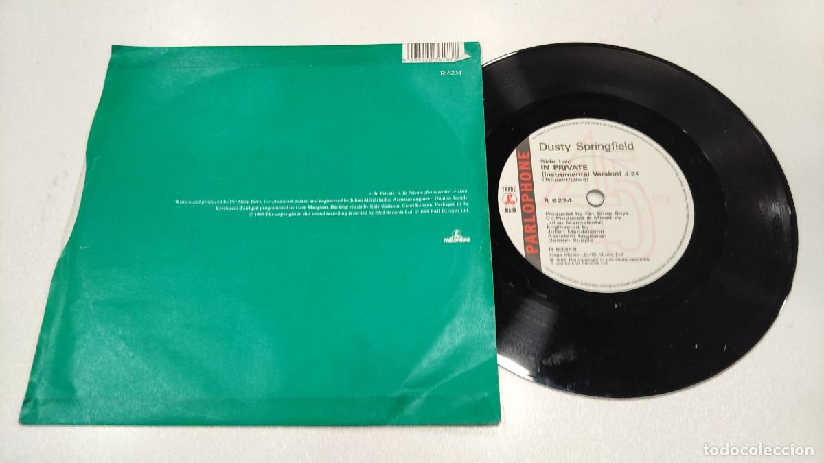 Discos de vinilo: SCO129-DUSTY SPRINGFIELD IN PRIVATE - 7&rdquo; - Foto 2