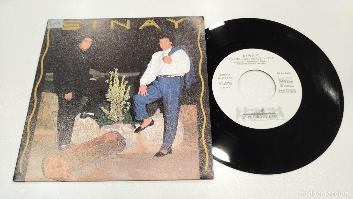 Discos de vinilo: SCO129-SINAY ENAMORADO ESTOY - LA FIESTA- 7&rdquo; PROMO