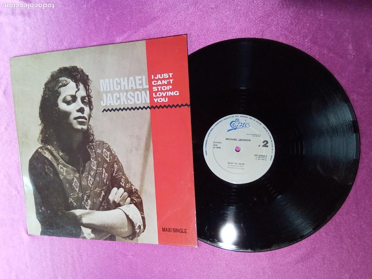 Dischi in vinile: MICHAEL JACKSON I JUST CAN'T STOP LOVING YOU 1987 LP L32 3 2