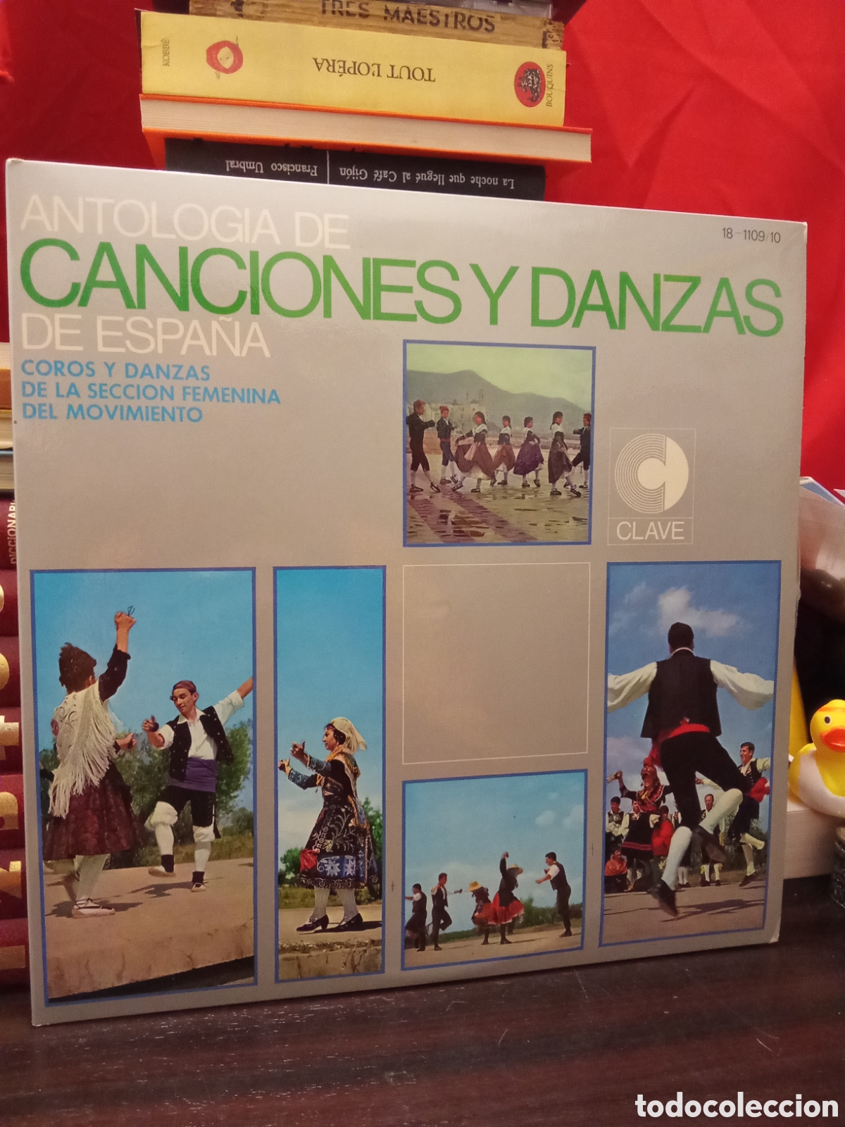 Discos de vinilo: ANTOLOG&Iacute;A DE CANCIONES Y DANZAS DE ESPA&Ntilde;A - decca 2 LP