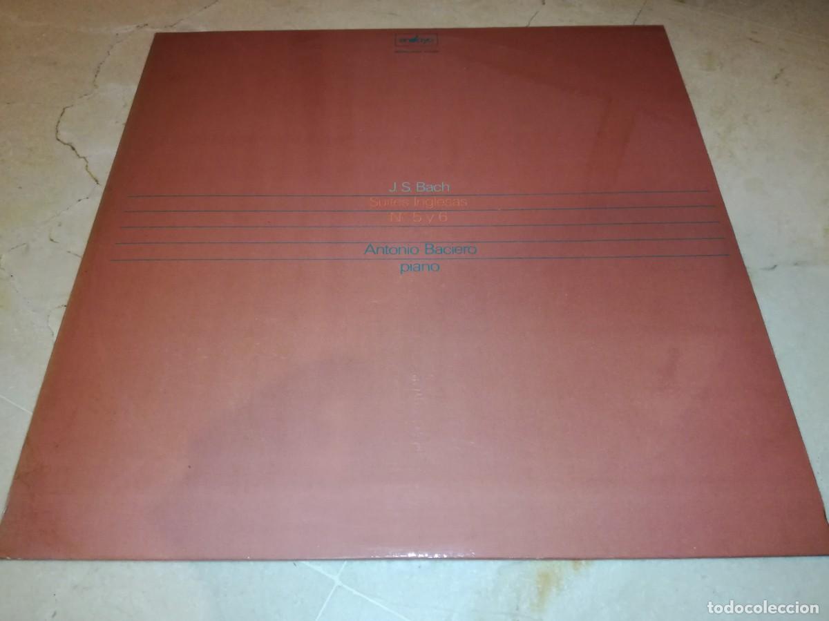 Discos de vinilo: ANTONIO BAICERO-J.S. BACH SUITES INGLESAS N&ordm; 5 Y 6-ORIGINAL ESPA&Ntilde;OL 1973