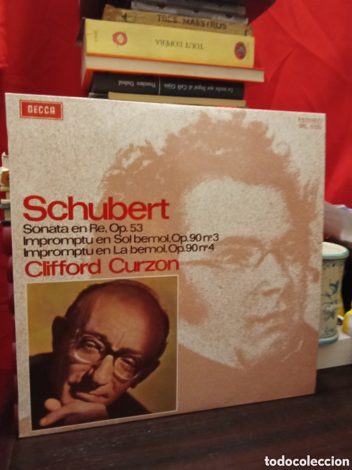Discos de vinilo: SCHUBERT Sonata en Re Op. 53 / Clifford Curzon - decca LP