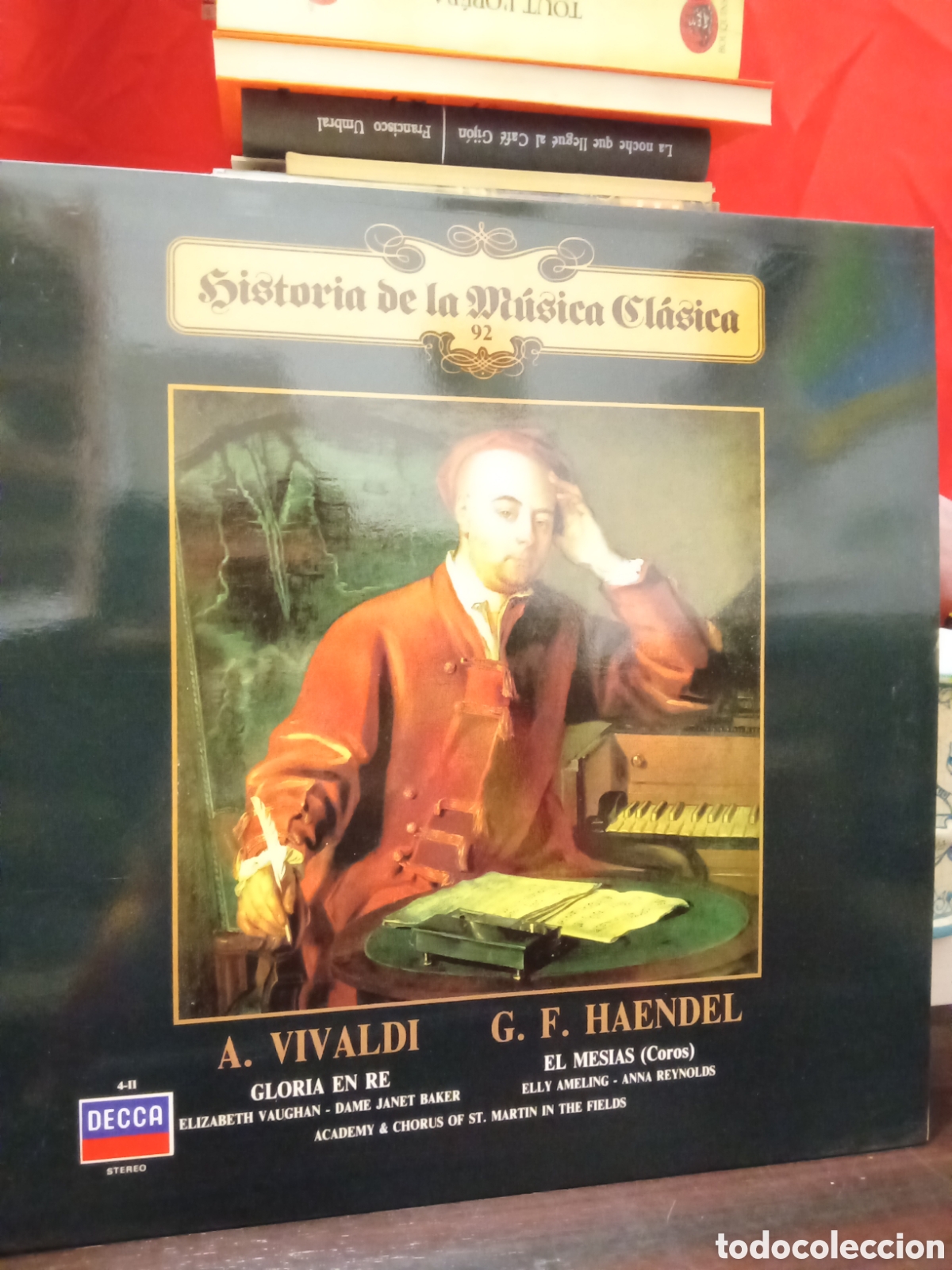 Discos de vinilo: A. VIVALDI - G. F. HAENDEL - decca LP