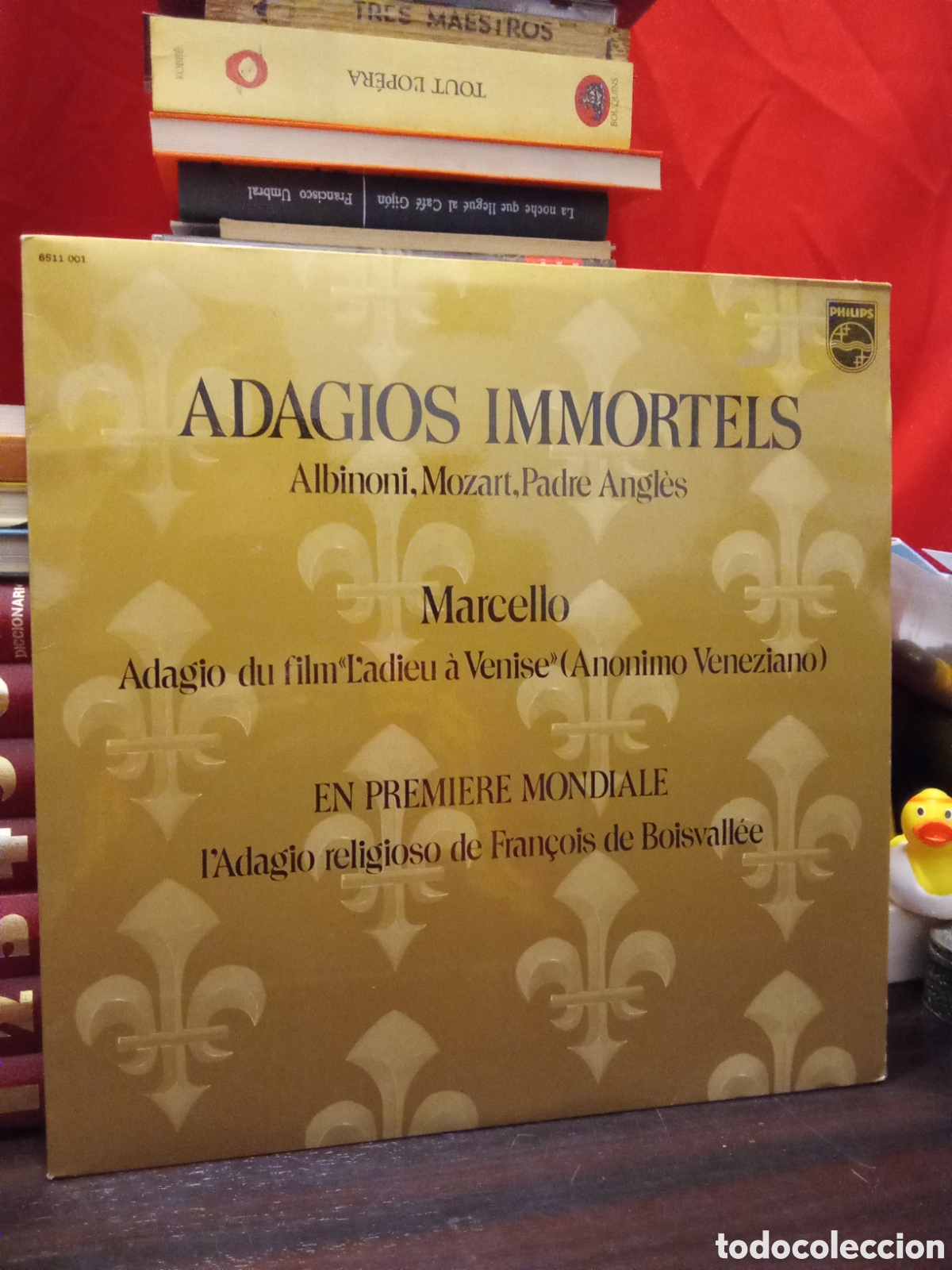 Discos de vinilo: ADAGIOS IMMORTELS - Albinoni Mozart Padre &Aacute;ngles - philips LP