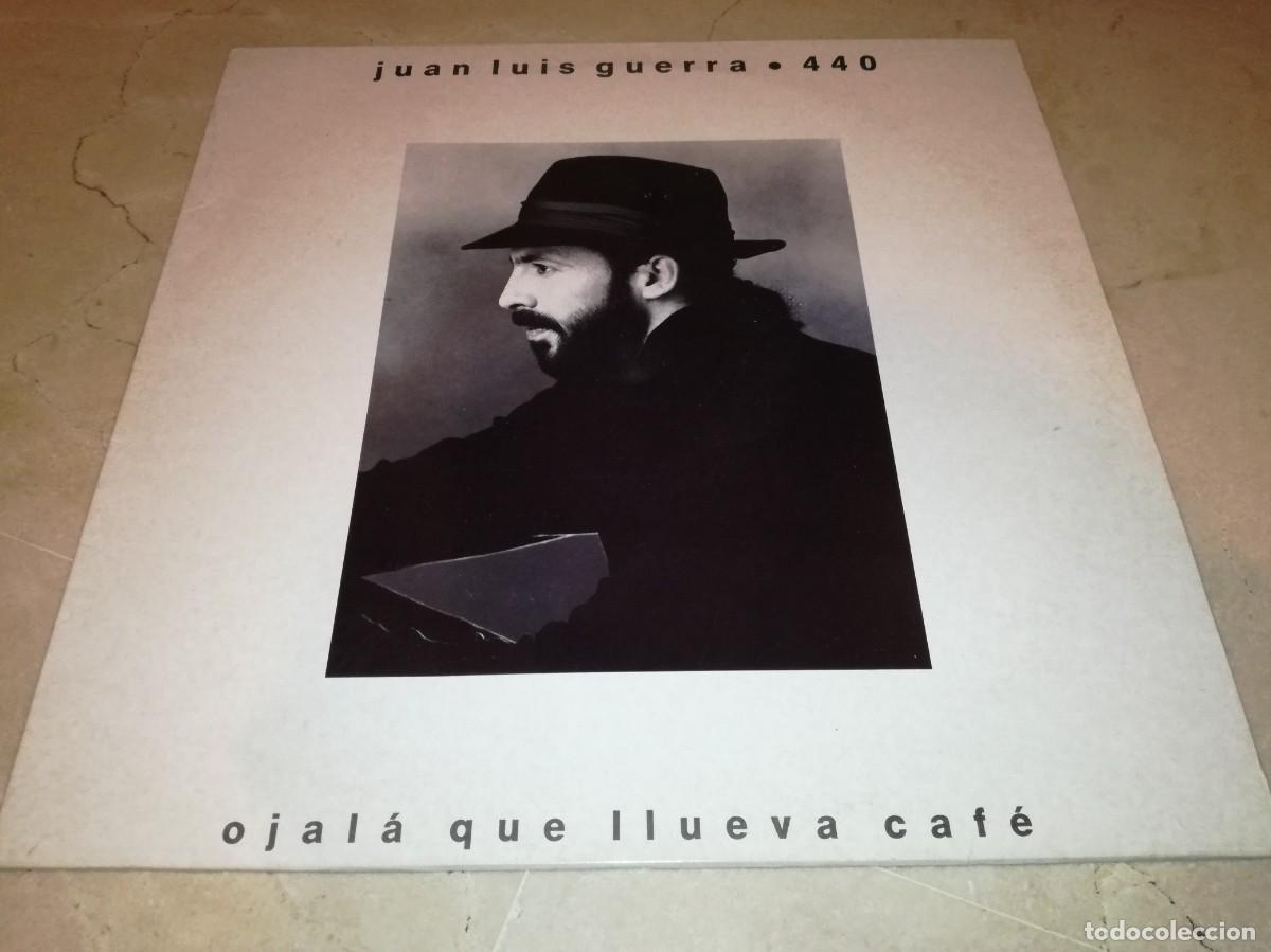 Discos de vinilo: JUAN LUIS GUERRA Y 4:40-OJALA QUE LLUEVA CAFE-CONTIENE ENCARTE-ORIGINAL 1990